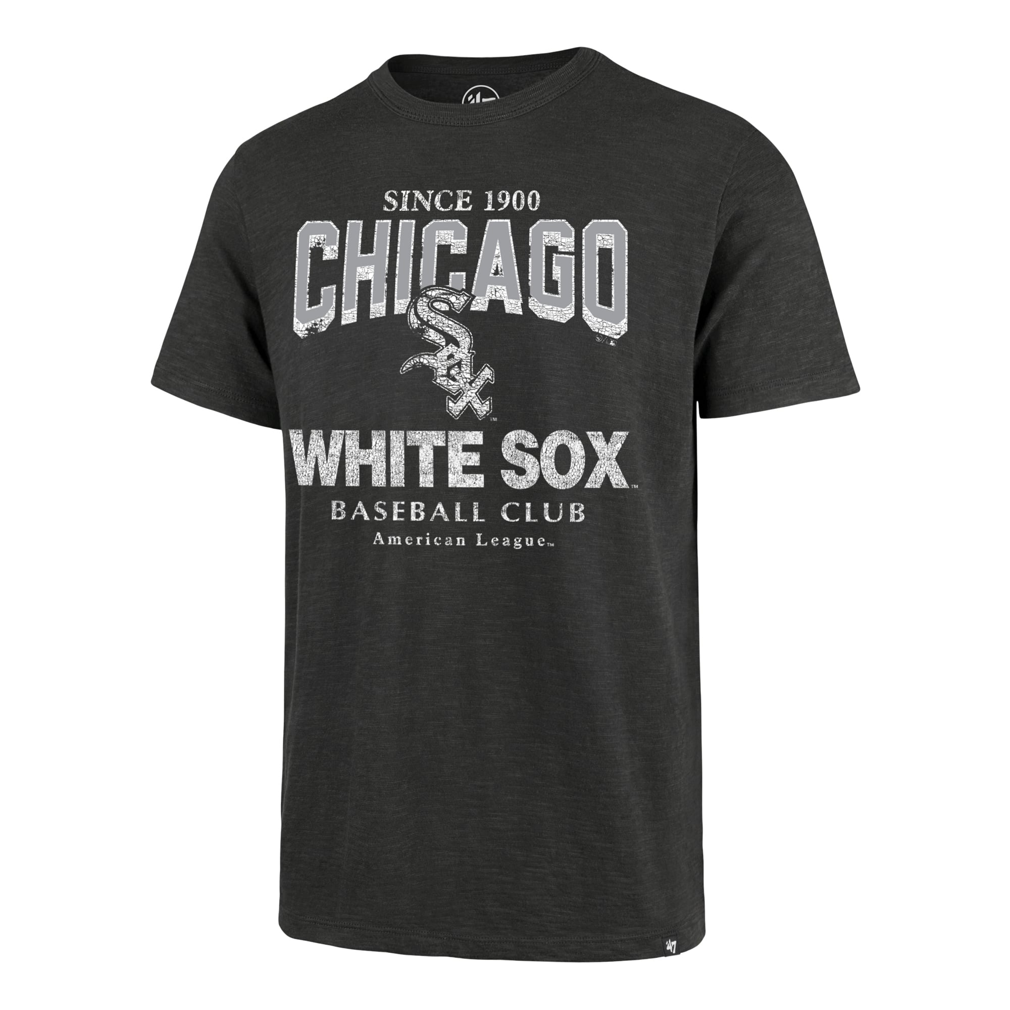 T-shirt homme '47 Charcoal Chicago White Sox Head On Scrum