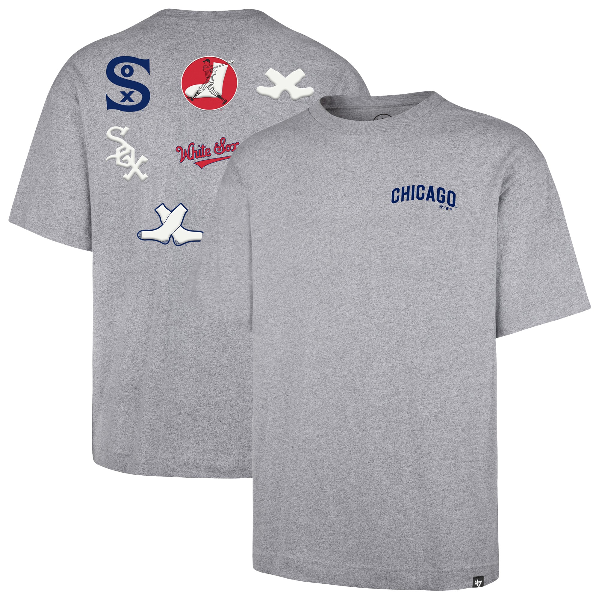 T-shirt homme gris '47 Chicago White Sox History Lock Foundation