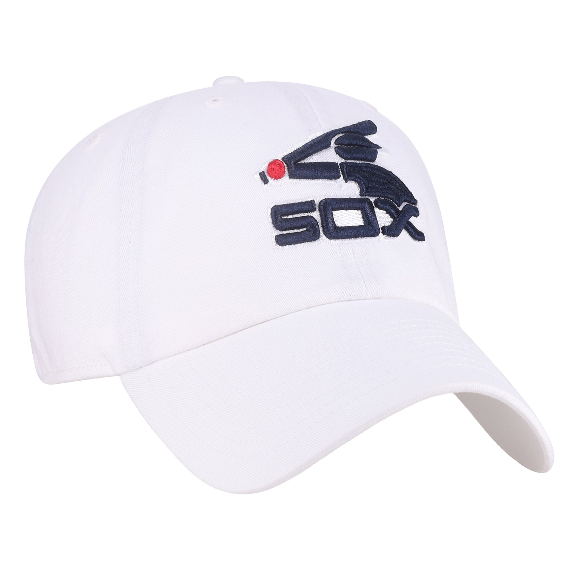 Men's '47 White Chicago White Sox Cooperstown Collection Clean Up Adjustable Hat