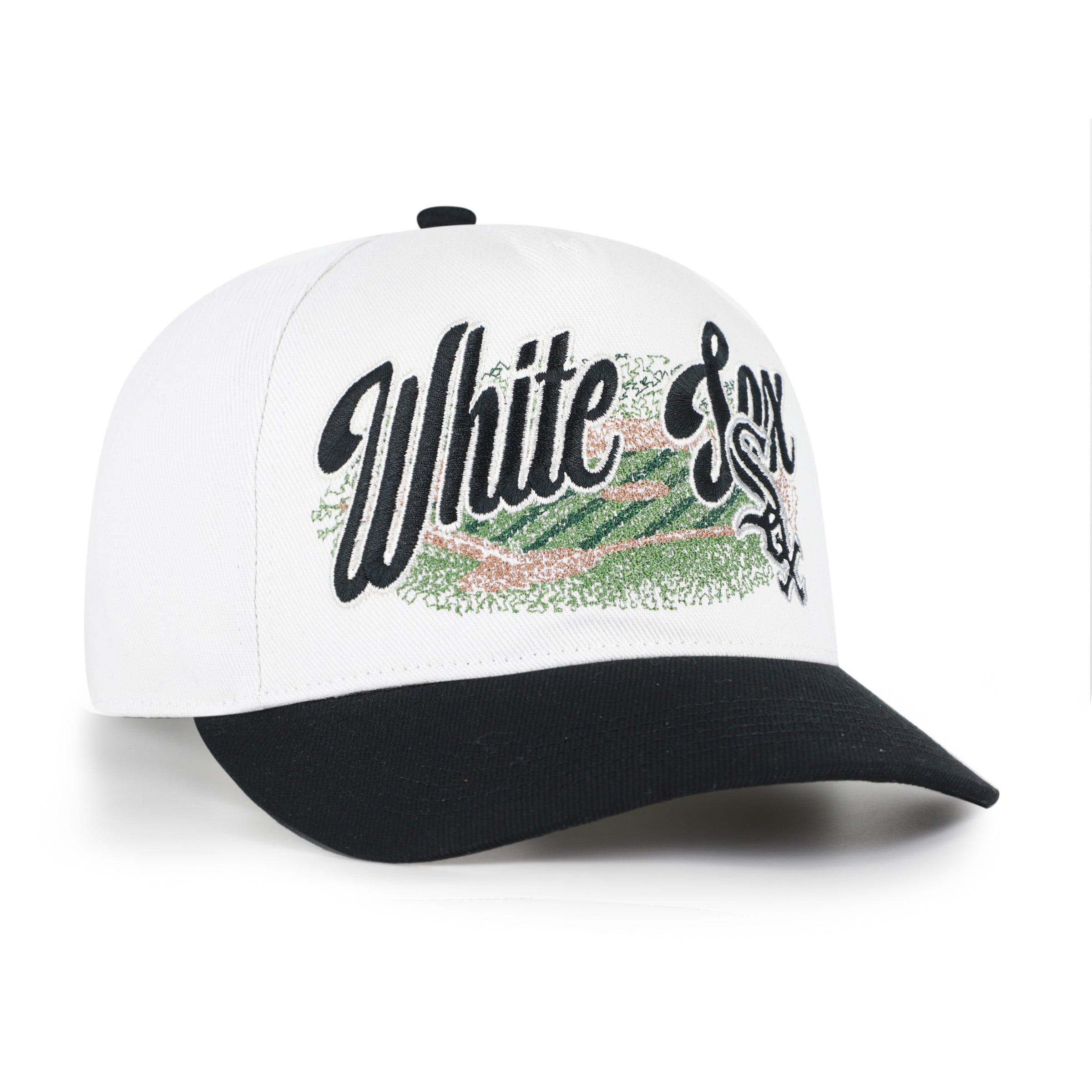 Men's '47 White/Black Chicago White Sox Enfield Hitch Adjustable Hat