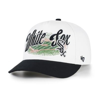 Chicago White Sox '47 Enfield Hitch Adjustable Hat - White/Black