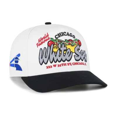 Chicago White Sox '47 Glizzy Collection Hitch Adjustable Hat - White/Black