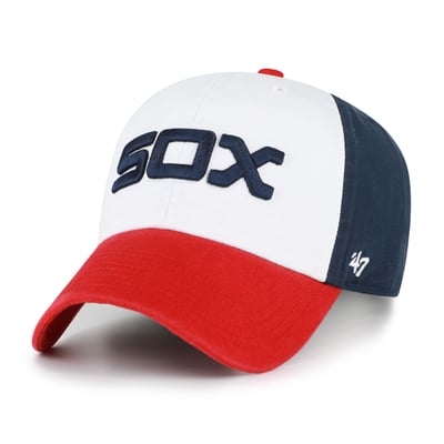 Chicago White Sox '47 Cooperstown Collection Replica Clean Up Adjustable Hat - White/Red