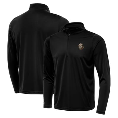 Chicago White Sox Antigua Sugar Skull Tribute Quarter-Zip Pullover - Black
