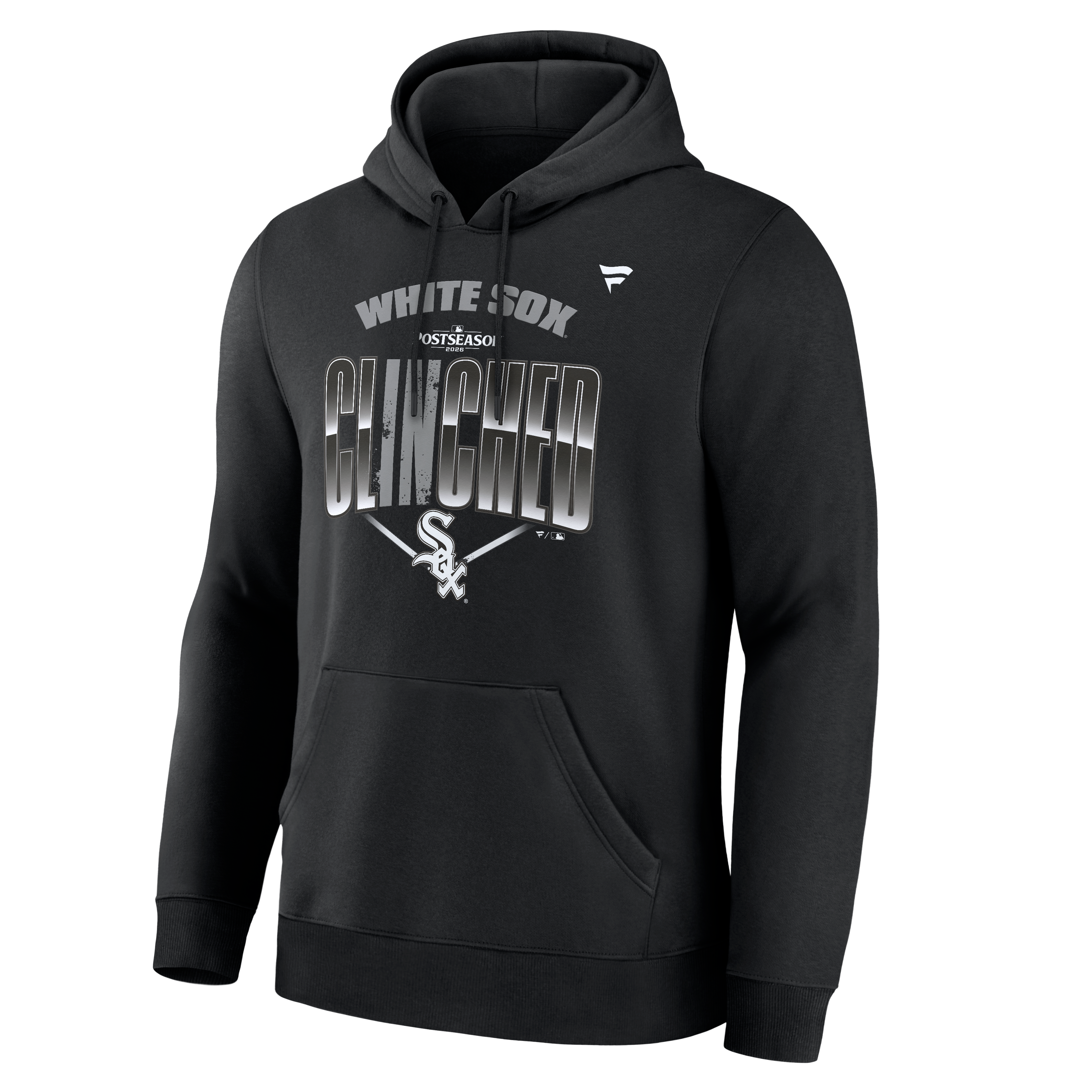 Sweat à capuche noir pour homme Chicago White Sox, édition spéciale vestiaire des séries éliminatoires de la MLB 2026