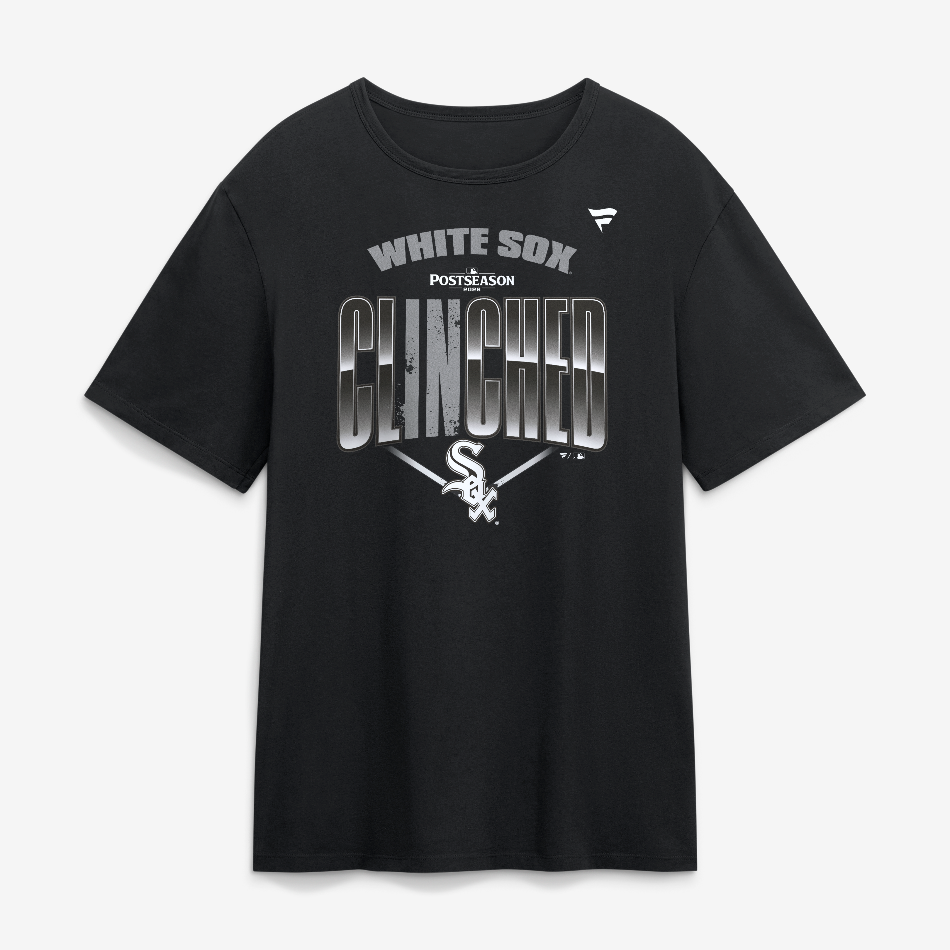 T-shirt noir pour homme Chicago White Sox, vestiaire des séries éliminatoires de la MLB 2026