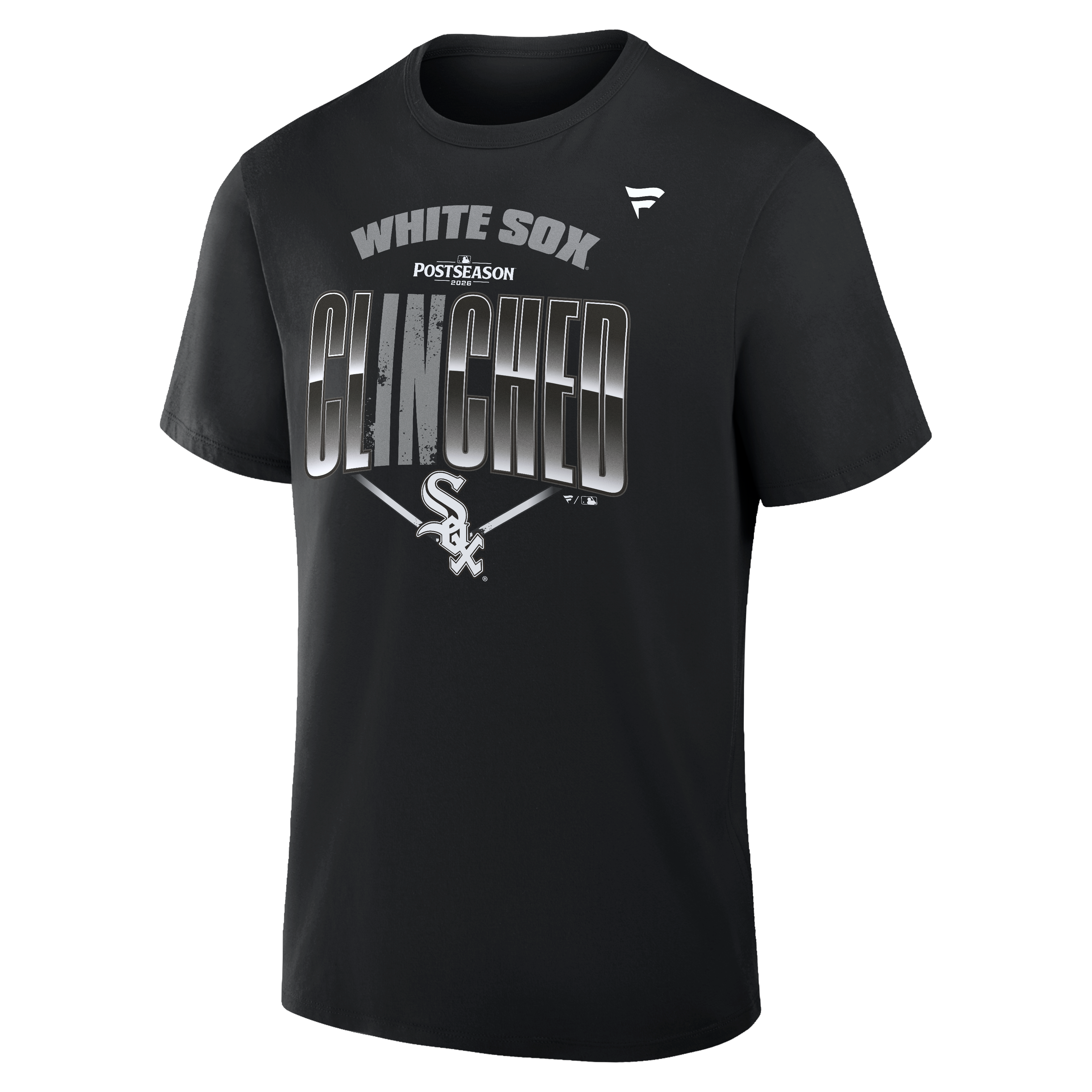 T-shirt noir pour homme Chicago White Sox, vestiaire des séries éliminatoires de la MLB 2026