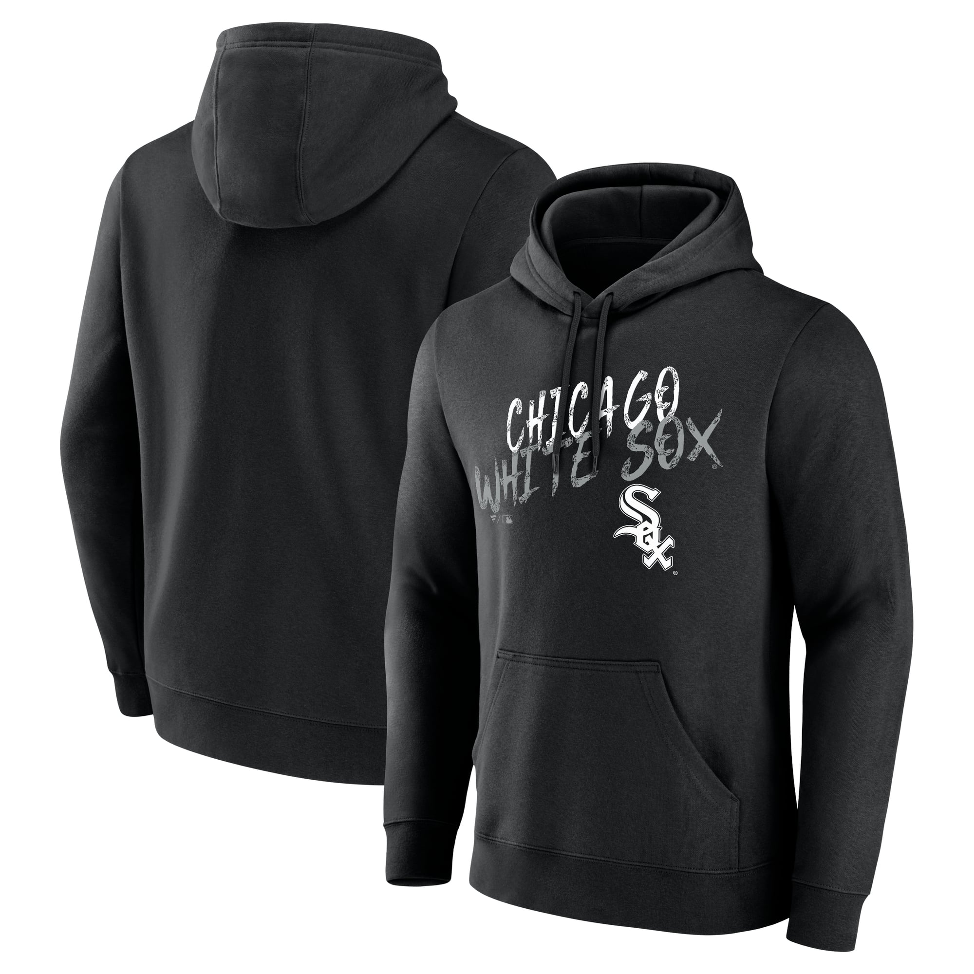 Sweat à capuche noir pour homme Chicago White Sox Hustle