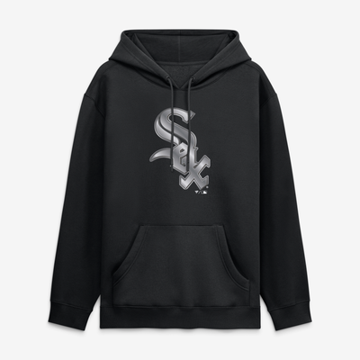 Chicago White Sox  Metallic Mascot Hoodie - Black