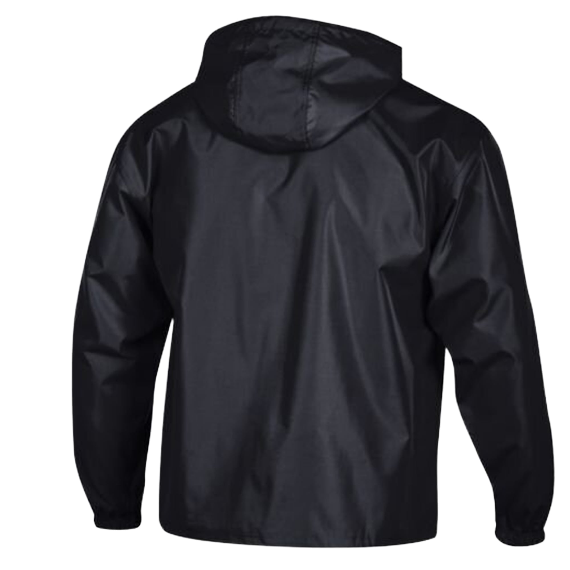 Men's Champion Black Chicago White Sox Packable Windbreaker Half-Zip Jacket