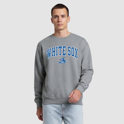  Chicago White Sox Champion Fleece Crew Sweatshirt - Heather Gray