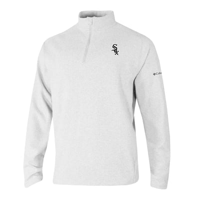 Chicago White Sox Columbia  Swingcraft Quarter-Zip Pullover - White