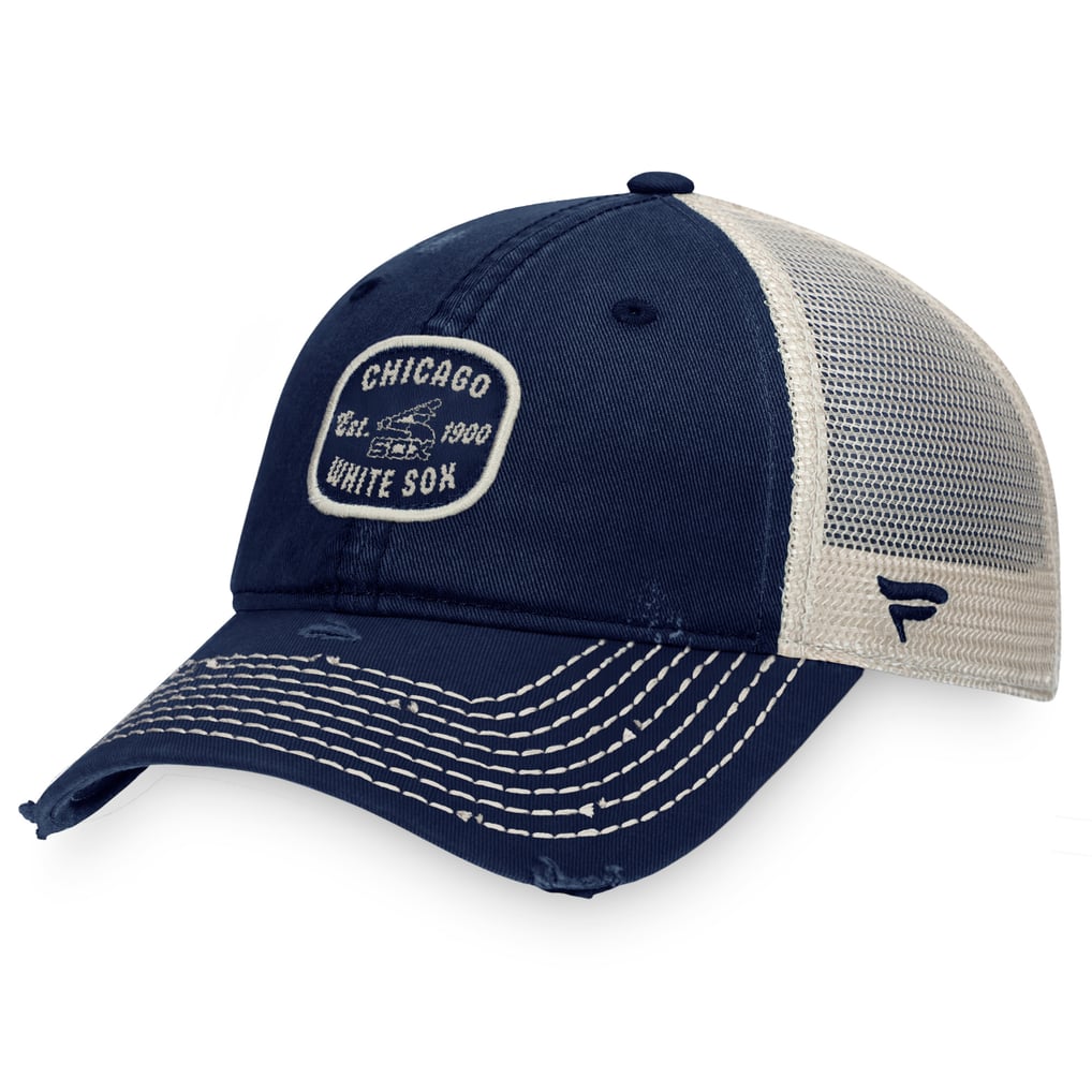 Casquette Chicago White Sox New Era Taille 7 5/8 - Neuf, Crème Et Bleu, Patch Latéral Deux Tons