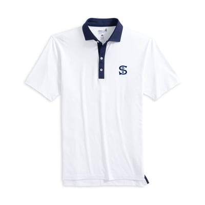 Polo Chicago White Sox Johnnie-O Ramos Performance avec logo Cooperstown - Blanc/Marine