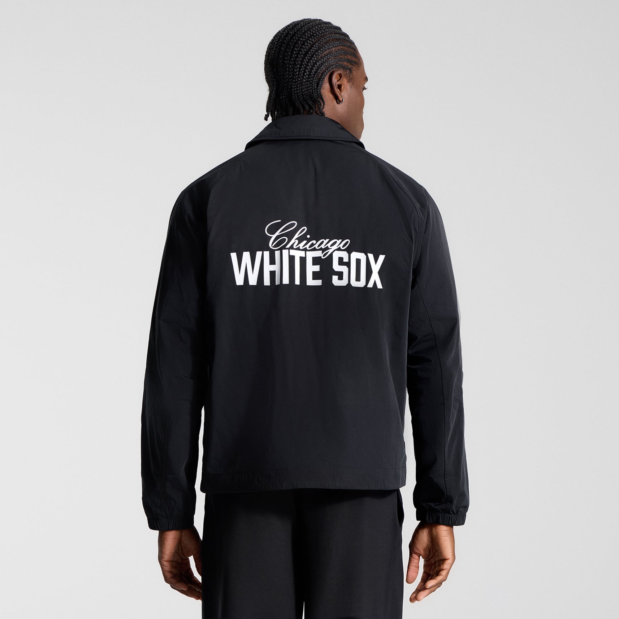 Veste de coach raglan noire Chicago White Sox pour homme lululemon