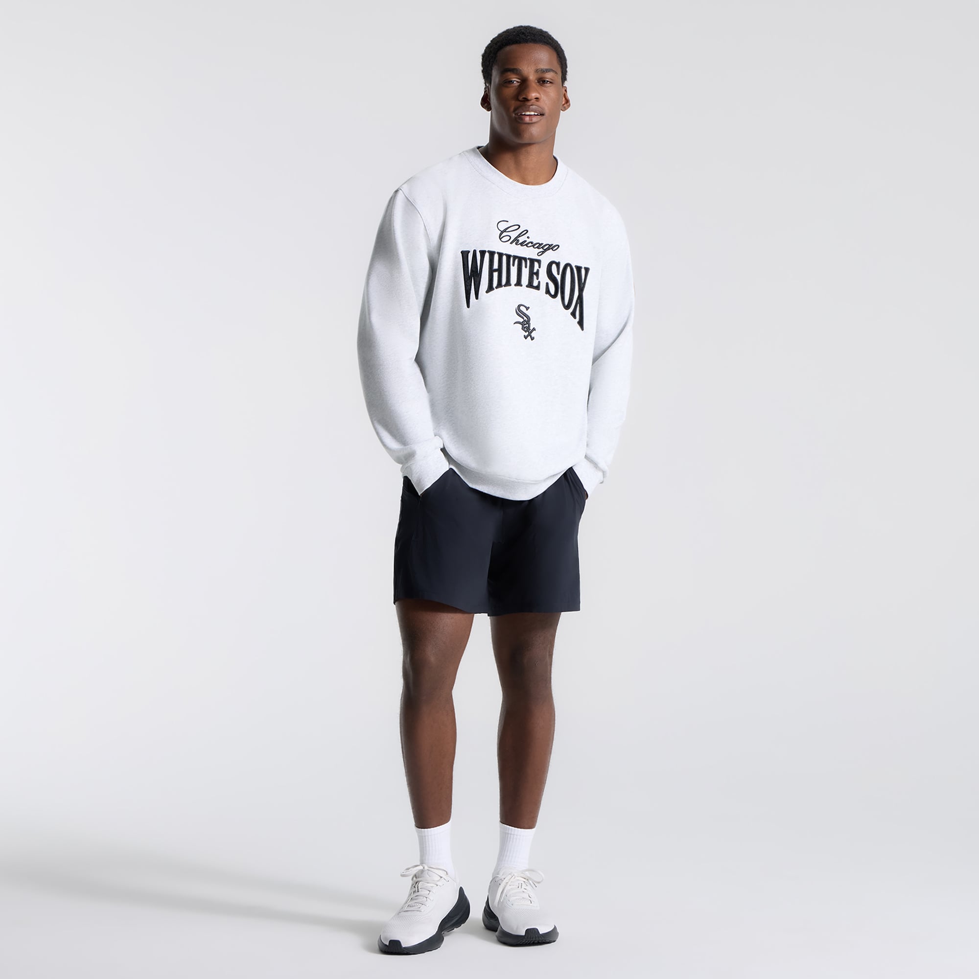 Sweat-shirt pour homme lululemon Heathered Core Ultra Light Grey Chicago White Sox Steady State