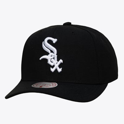 Chicago White Sox Mitchell & Ness Black and White Pro Crown Snapback - Black
