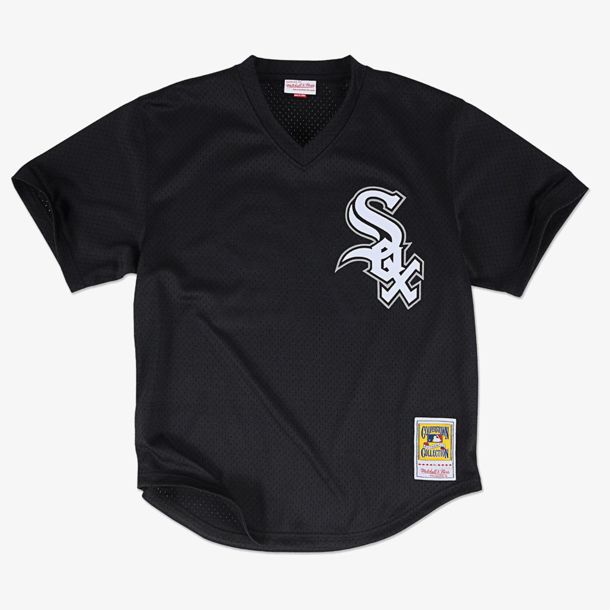 Men's Mitchell & Ness Bo Jackson Black Chicago White Sox Authentic Batting Practice Jersey