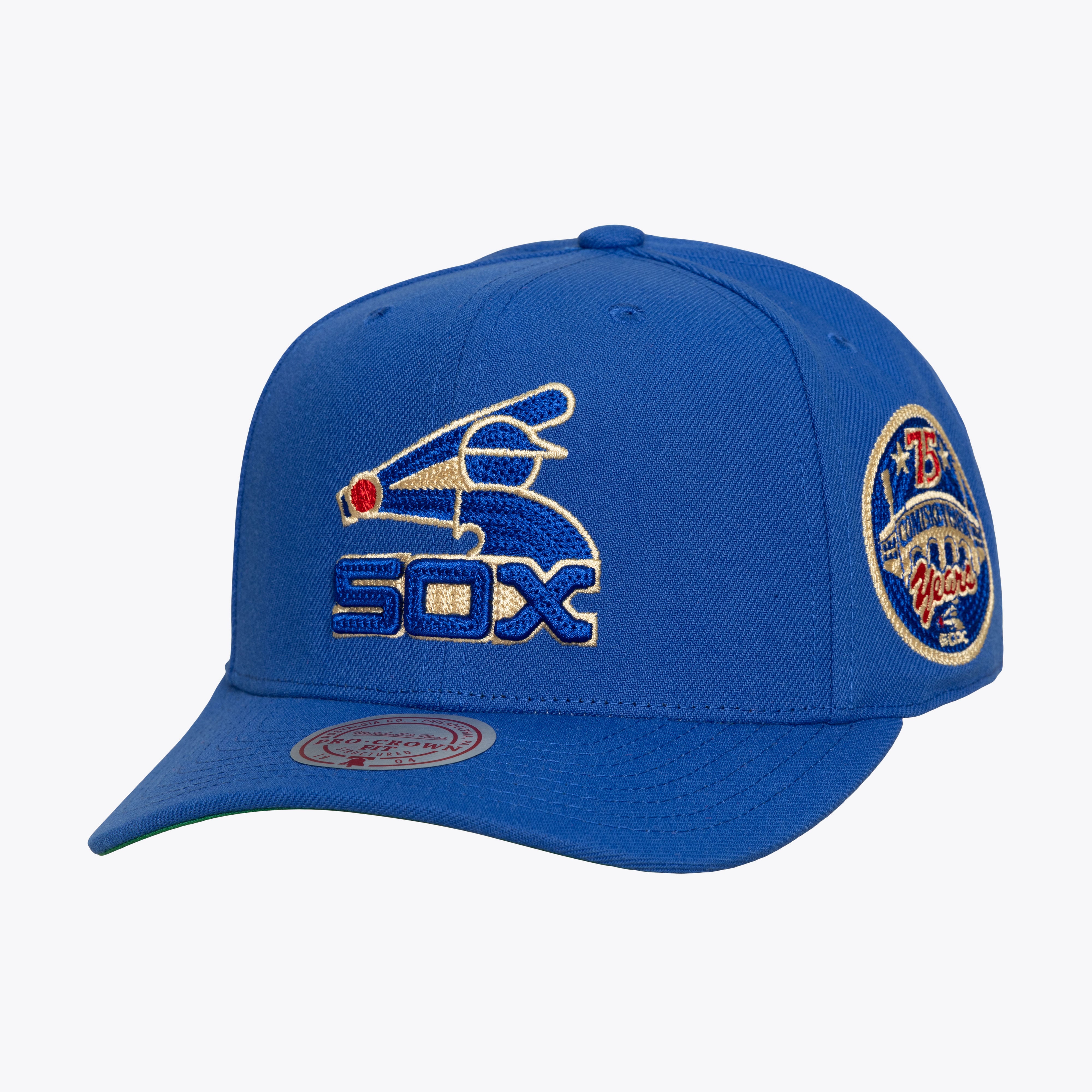 Men's Mitchell & Ness Navy Chicago White Sox Secondary Pop Pro Snapback Hat