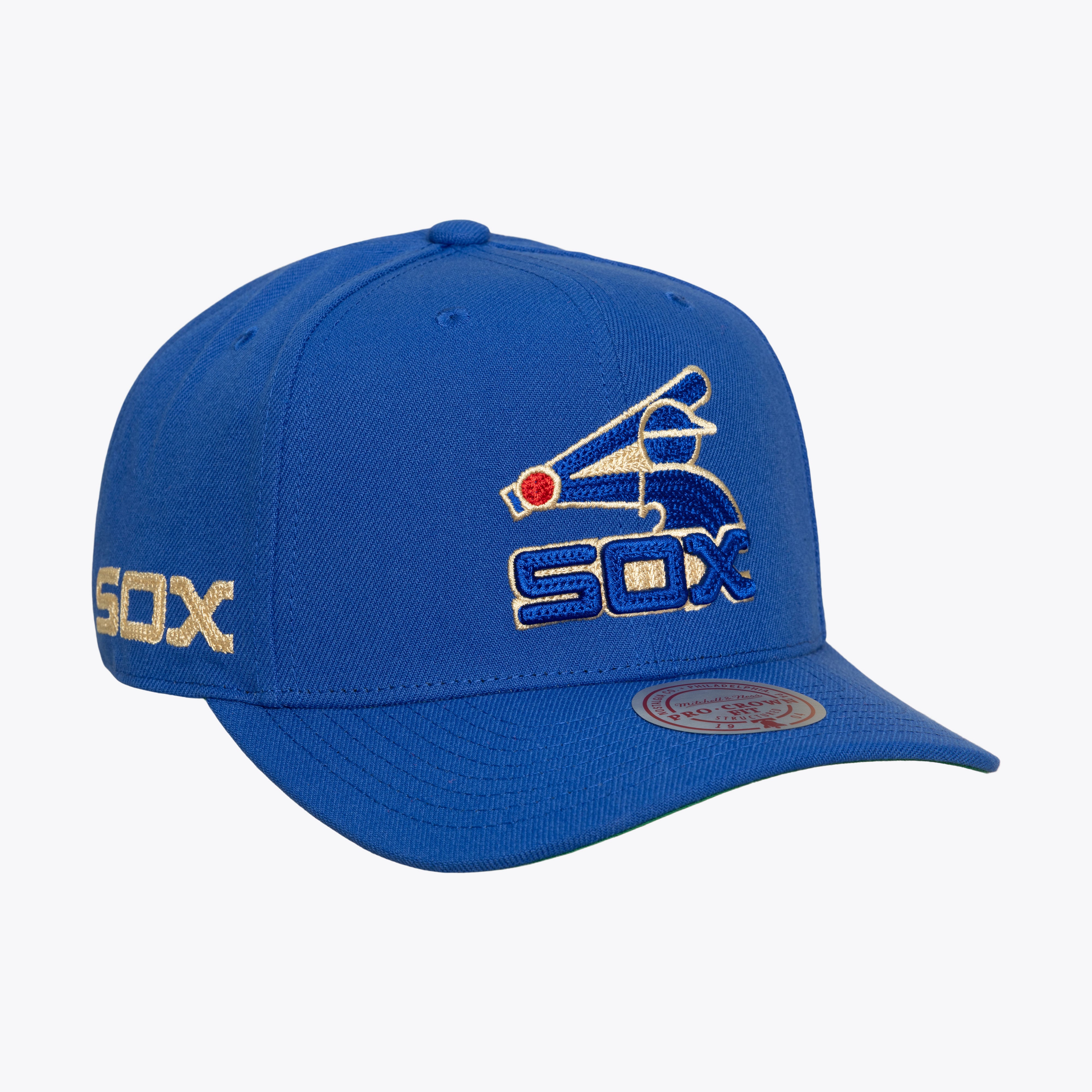 Men's Mitchell & Ness Navy Chicago White Sox Secondary Pop Pro Snapback Hat