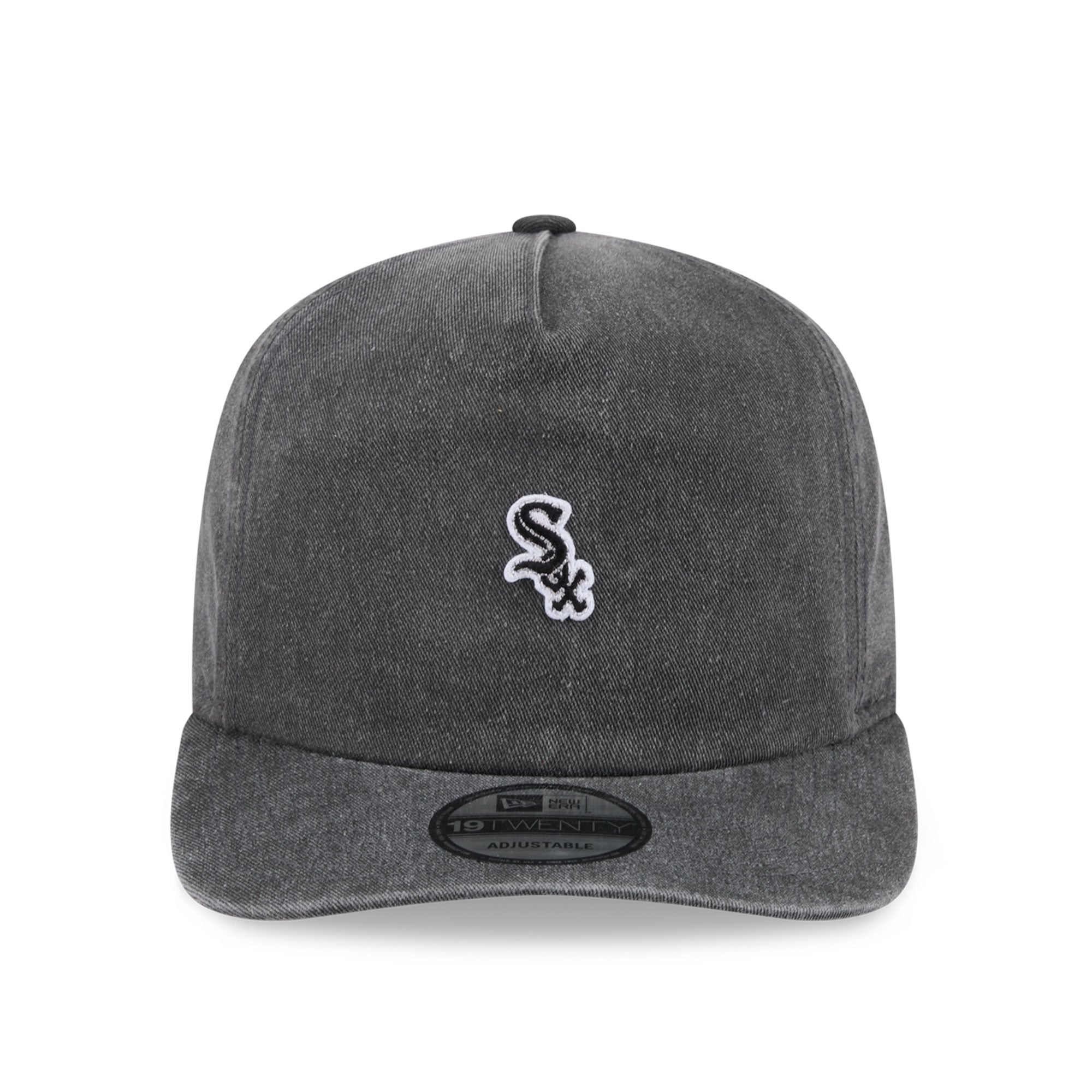 Casquette New Era noire pour homme Chicago White Sox 19TWENTY Micro ajustable