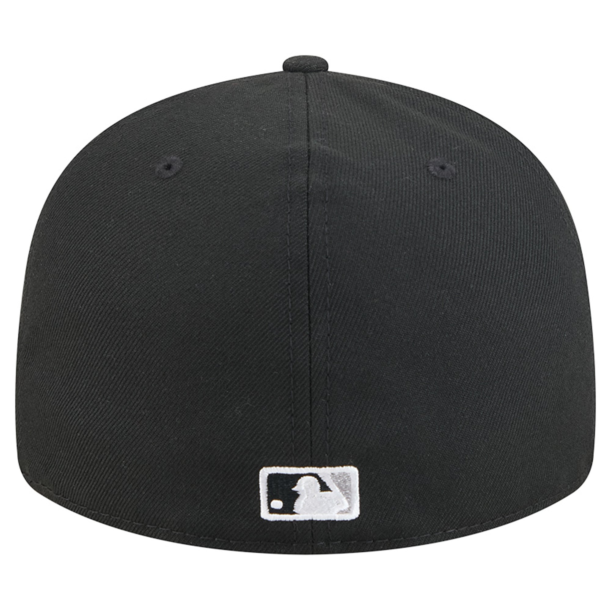 Casquette ajustée New Era 59FIFTY noire pour homme, avec pin 's Chicago White Sox City Icon.