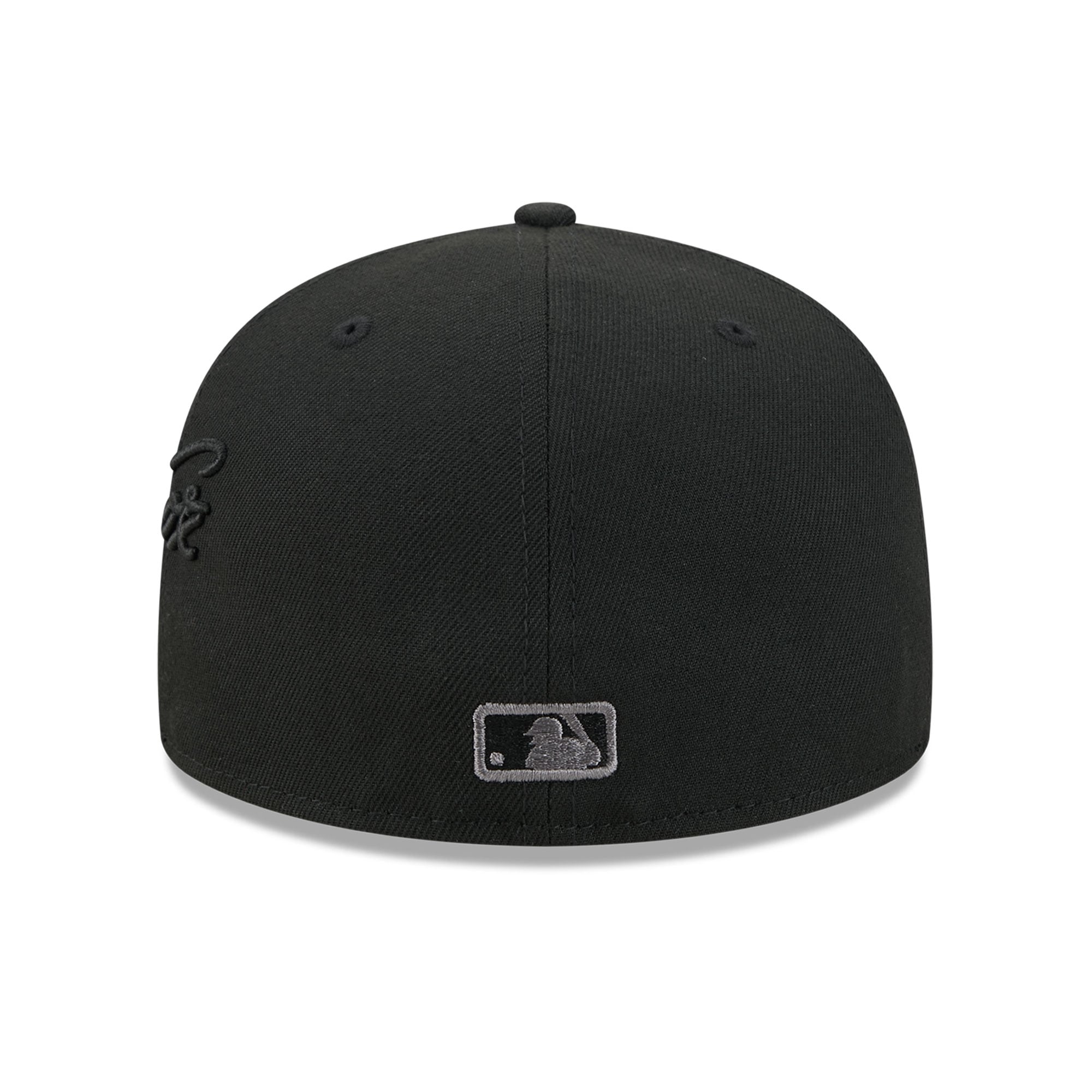 Men's New Era Black Chicago White Sox Side Script 59FIFTY Fitted Hat