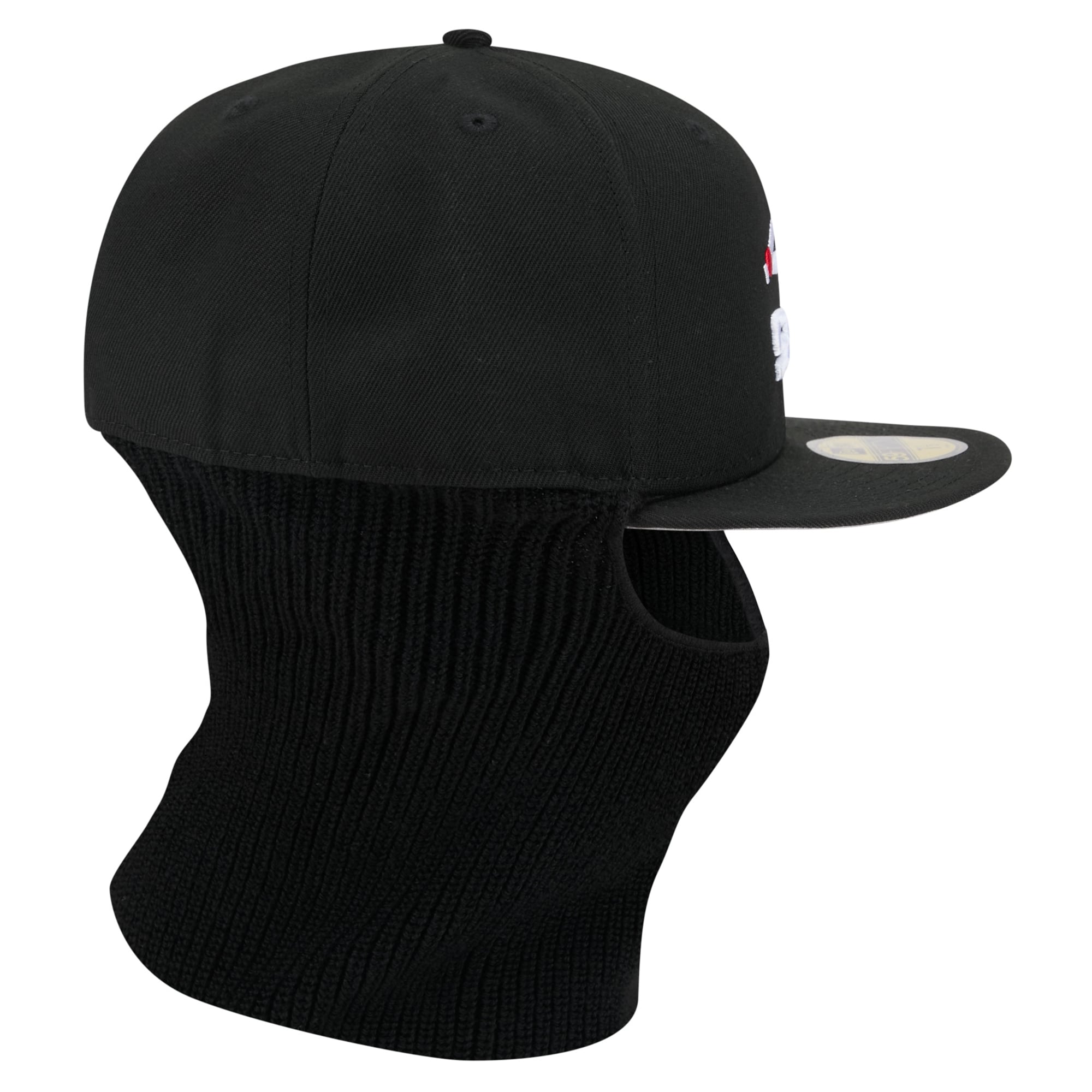 Casquette ajustée New Era 59FIFTY noire pour homme, motif Chicago White Sox.