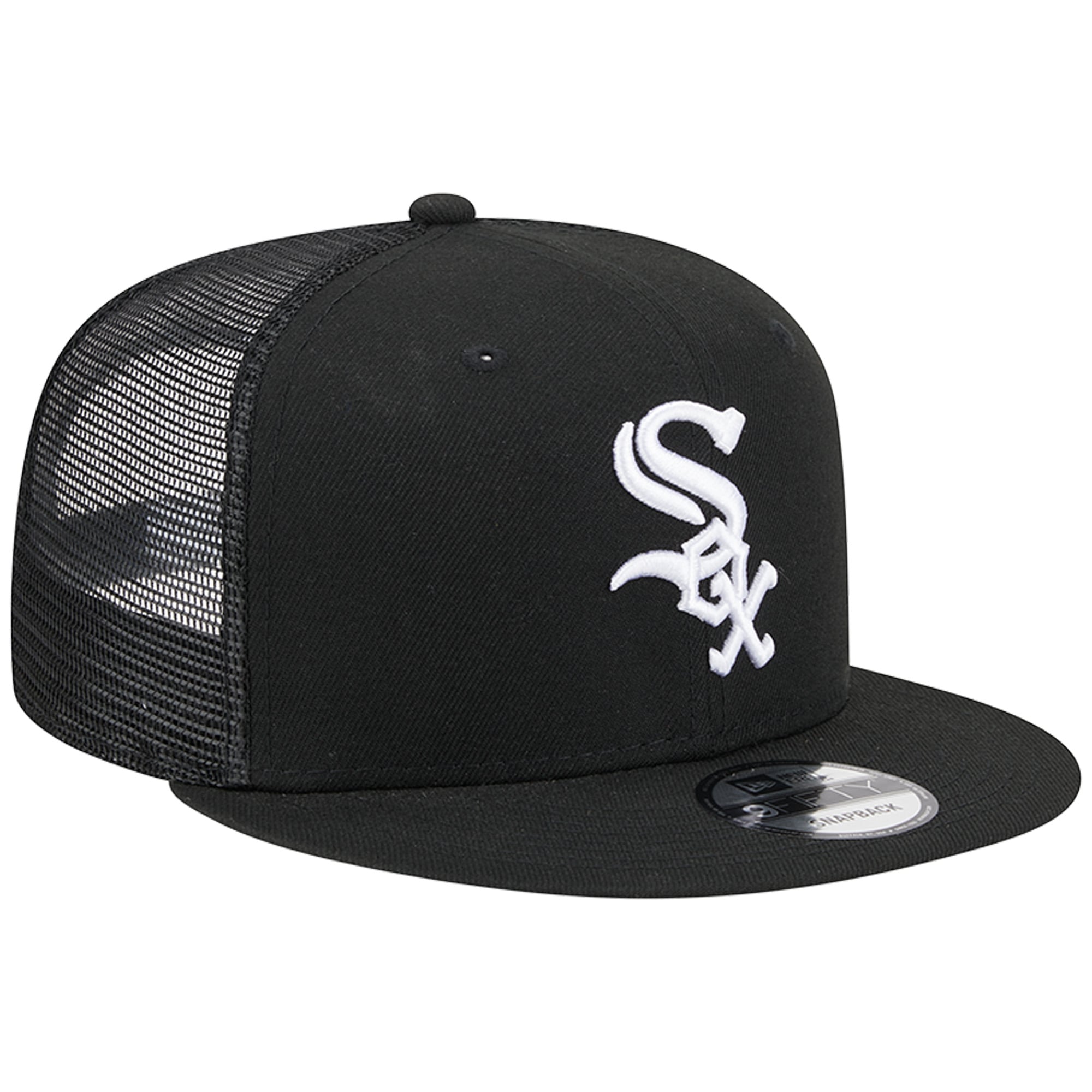 Casquette New Era Chicago White Sox Cooperstown Collection Team Color Trucker 9FIFTY Snapback pour homme