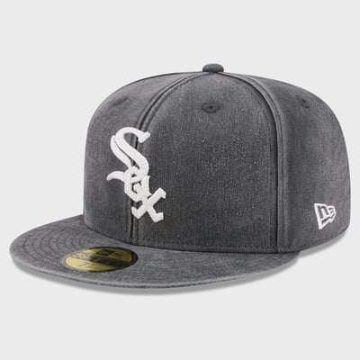  Chicago White Sox New Era Washed 59FIFTY Fitted Hat - Black