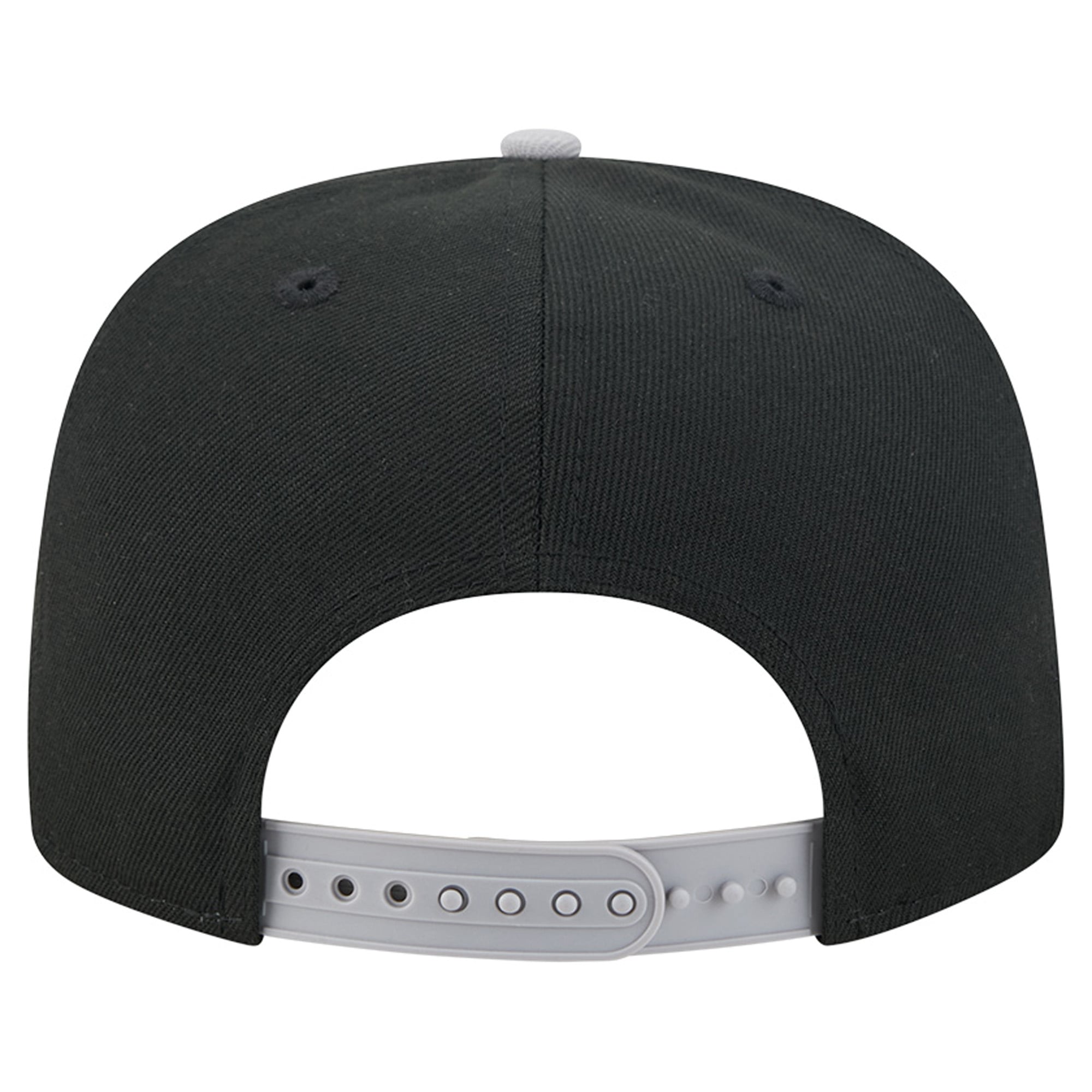 Casquette snapback New Era 9FIFTY pour homme, noire et grise, Chicago White Sox, en chenille dégradée.
