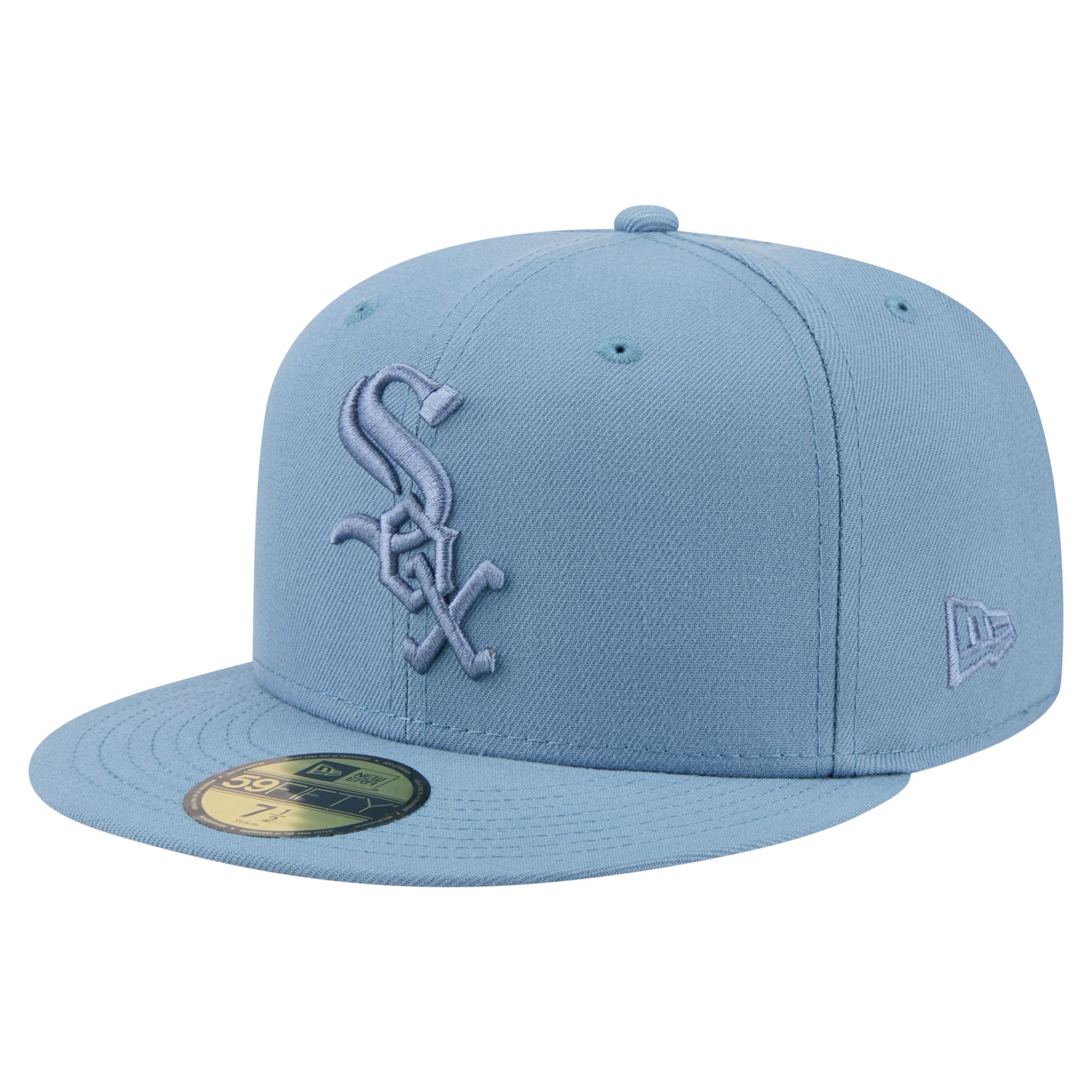Casquette ajustée New Era 59FIFTY bleue pour homme, Chicago White Sox, color pack