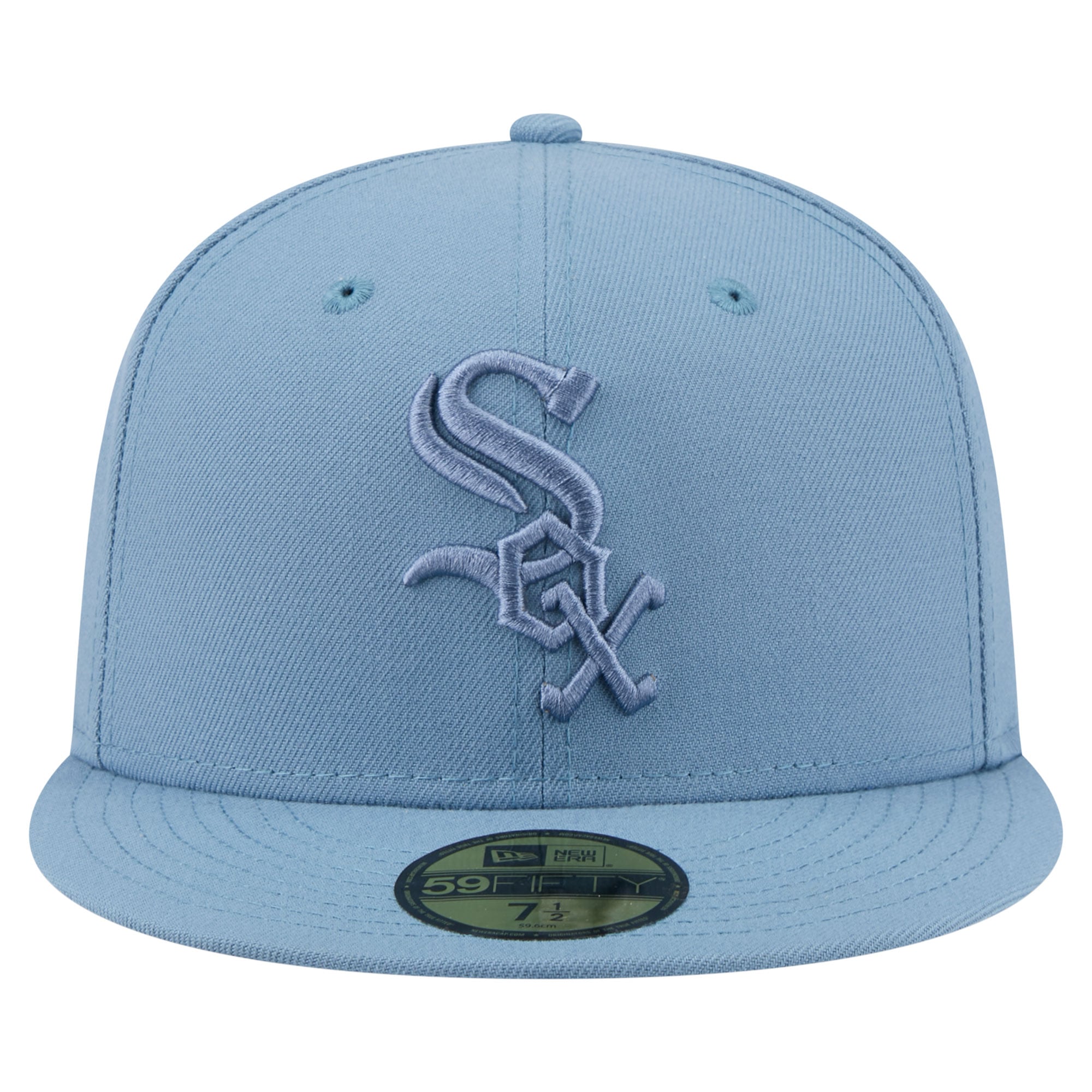 Casquette ajustée New Era 59FIFTY bleue pour homme, Chicago White Sox, color pack