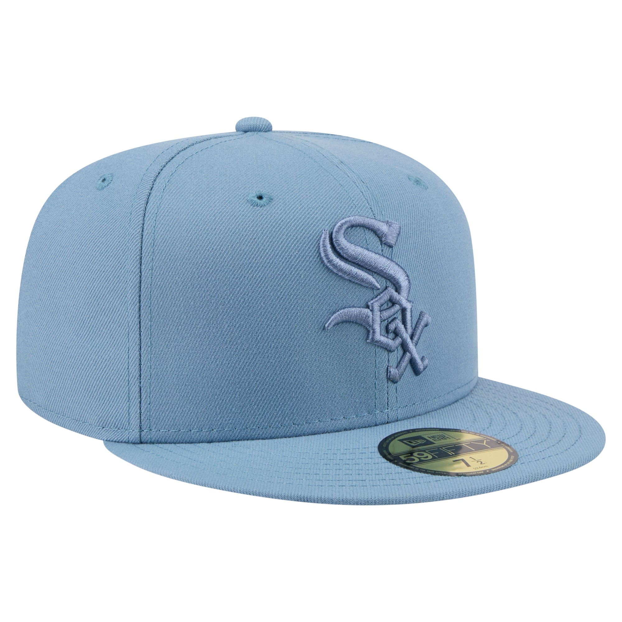 Casquette ajustée New Era 59FIFTY bleue pour homme, Chicago White Sox, color pack
