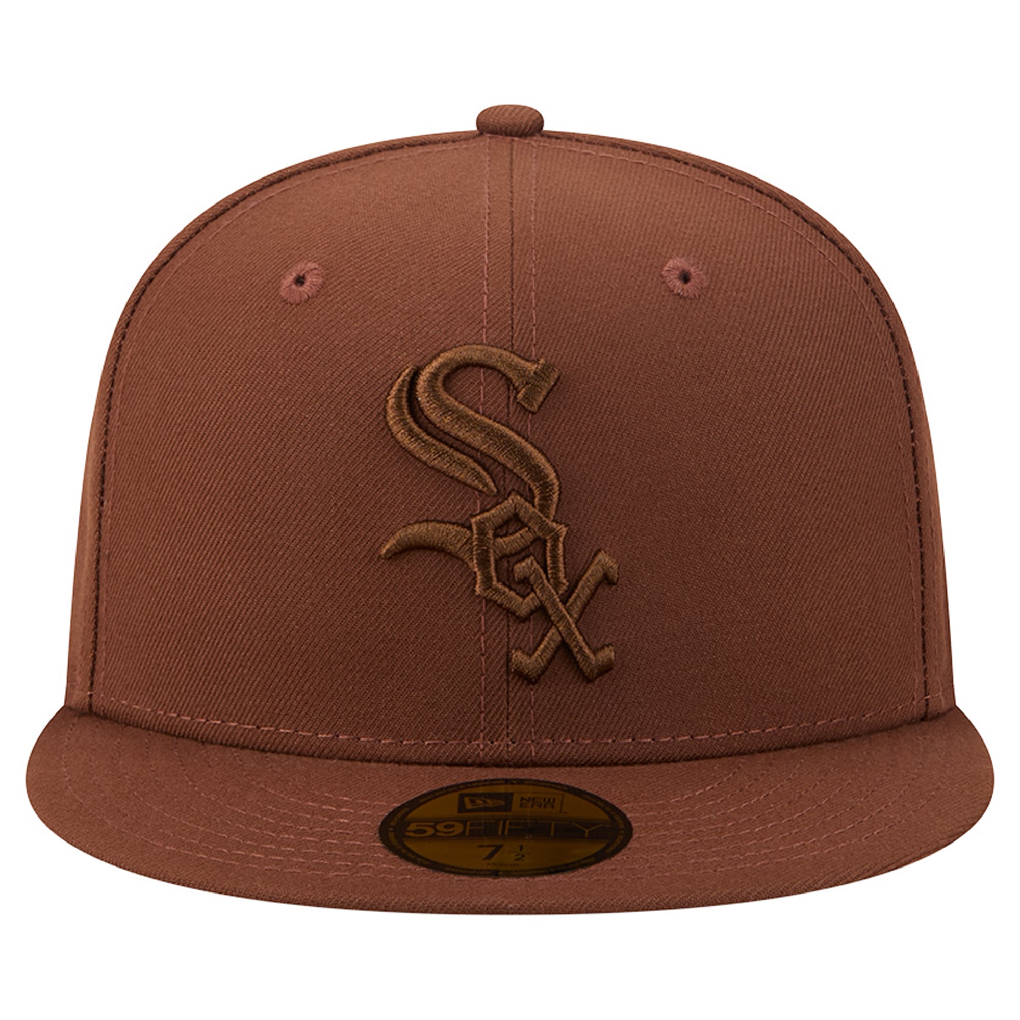 Casquette ajustée New Era crème Chicago White Sox 59FIFTY pour homme