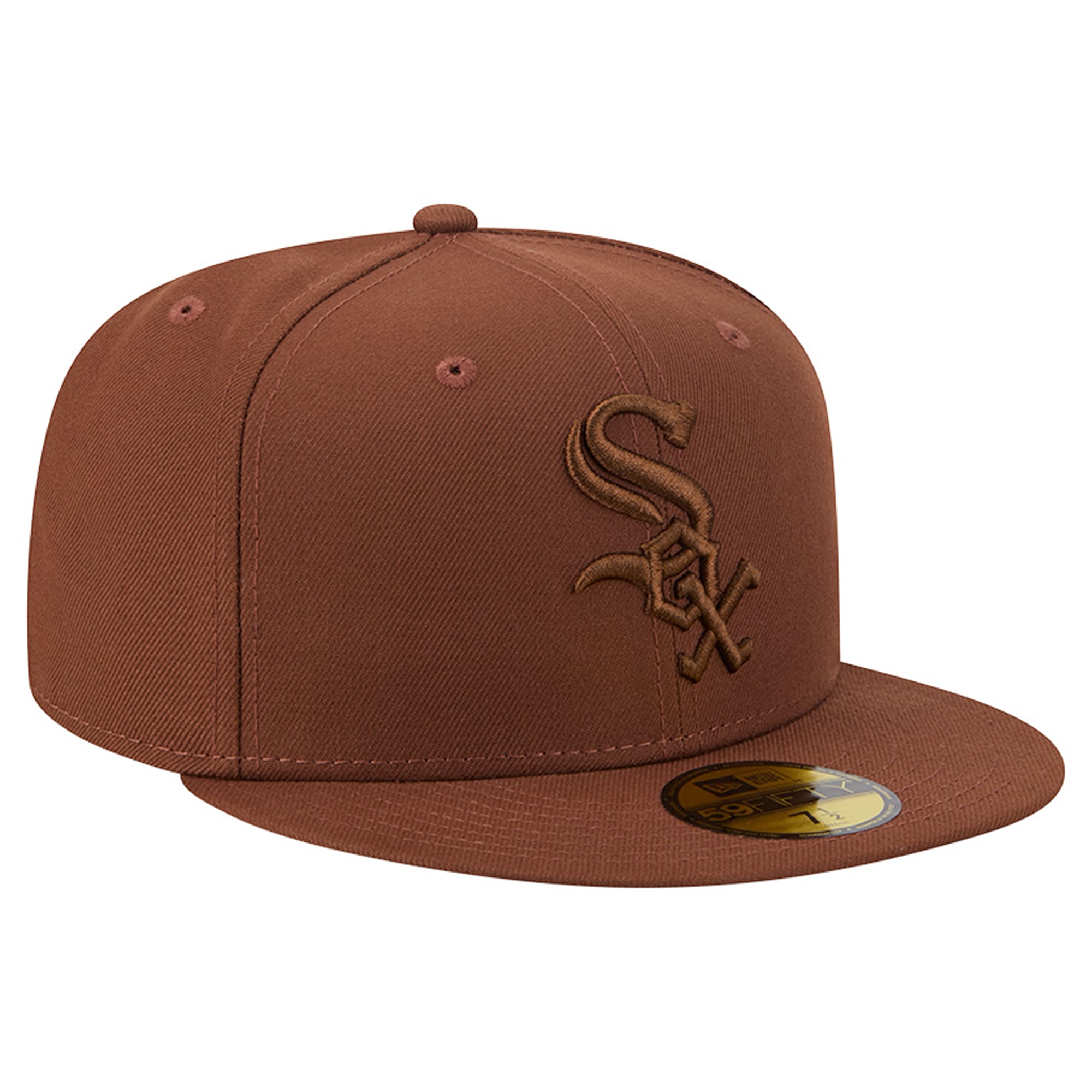 Casquette ajustée New Era crème Chicago White Sox 59FIFTY pour homme