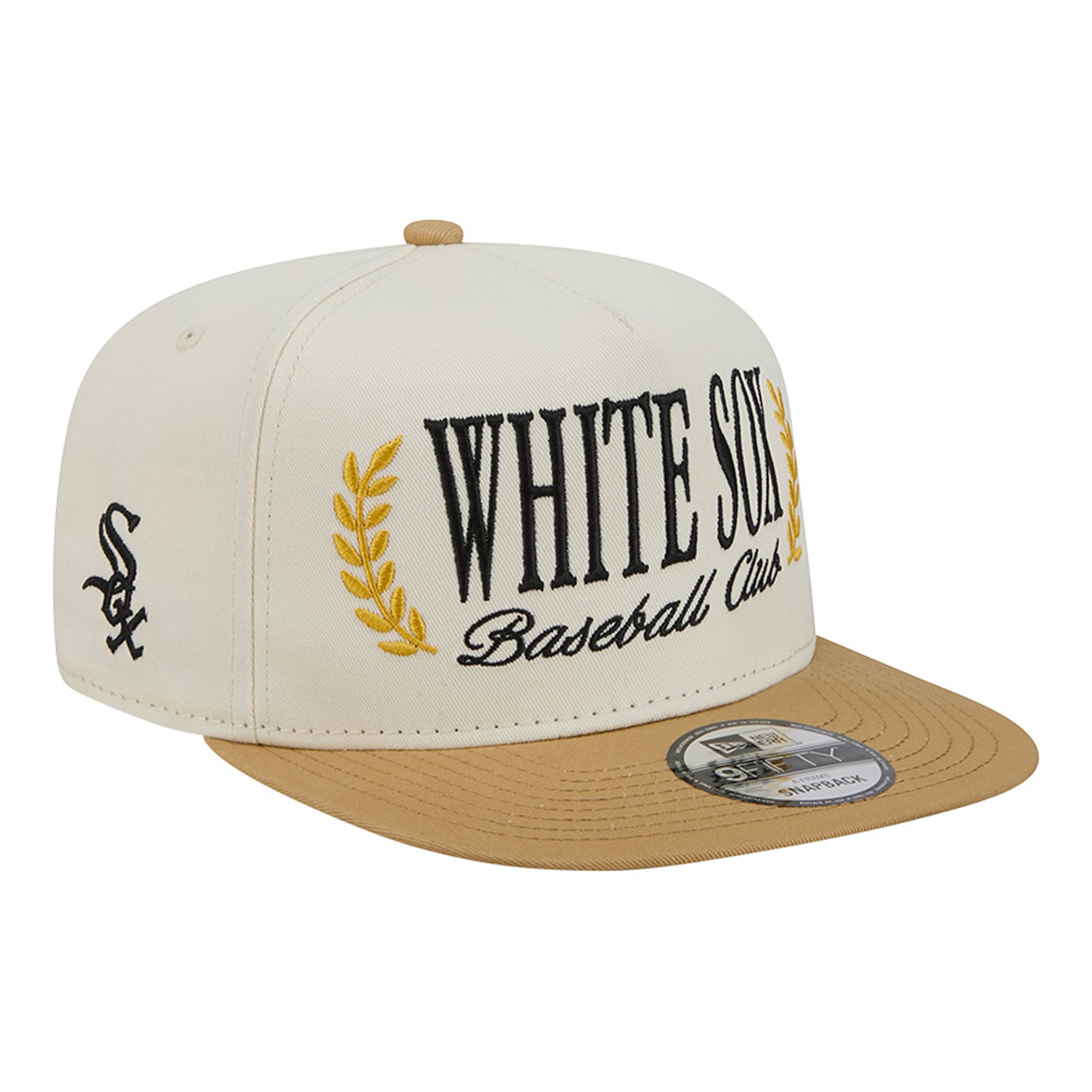 Casquette snapback New Era crème Chicago White Sox Club 9FIFTY pour homme
