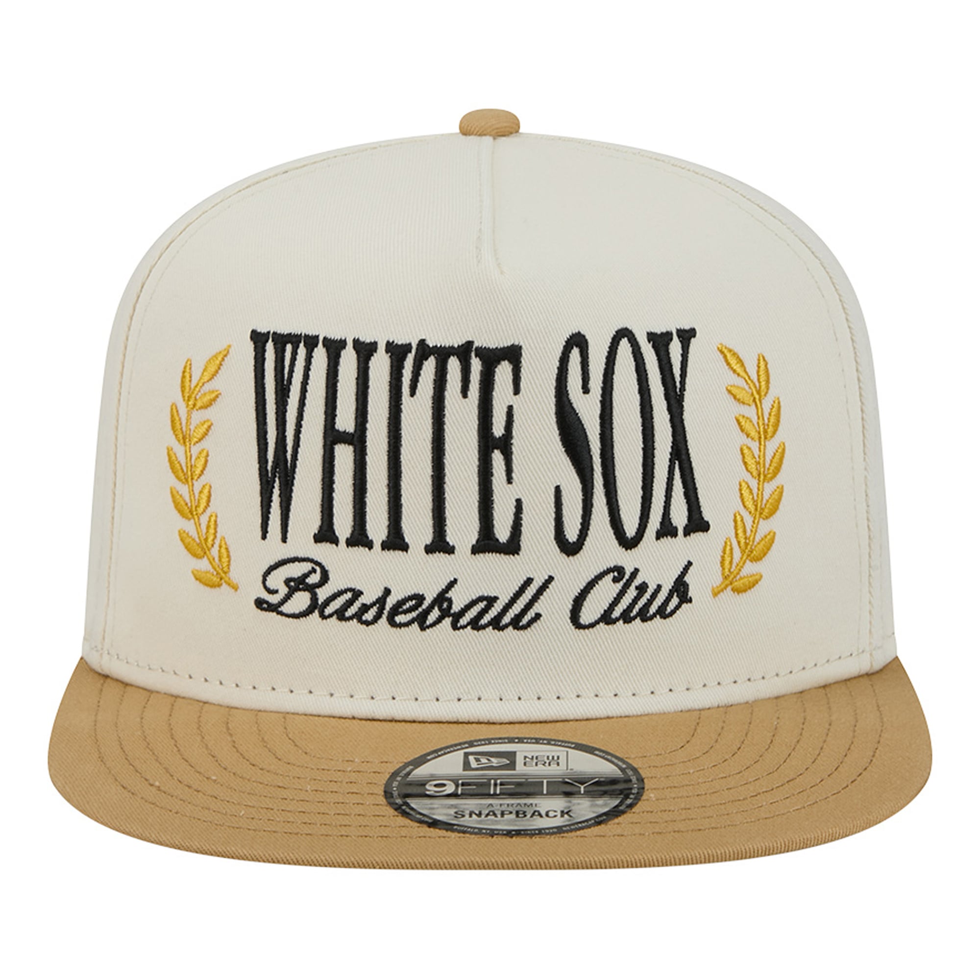 Casquette snapback New Era crème Chicago White Sox Club 9FIFTY pour homme