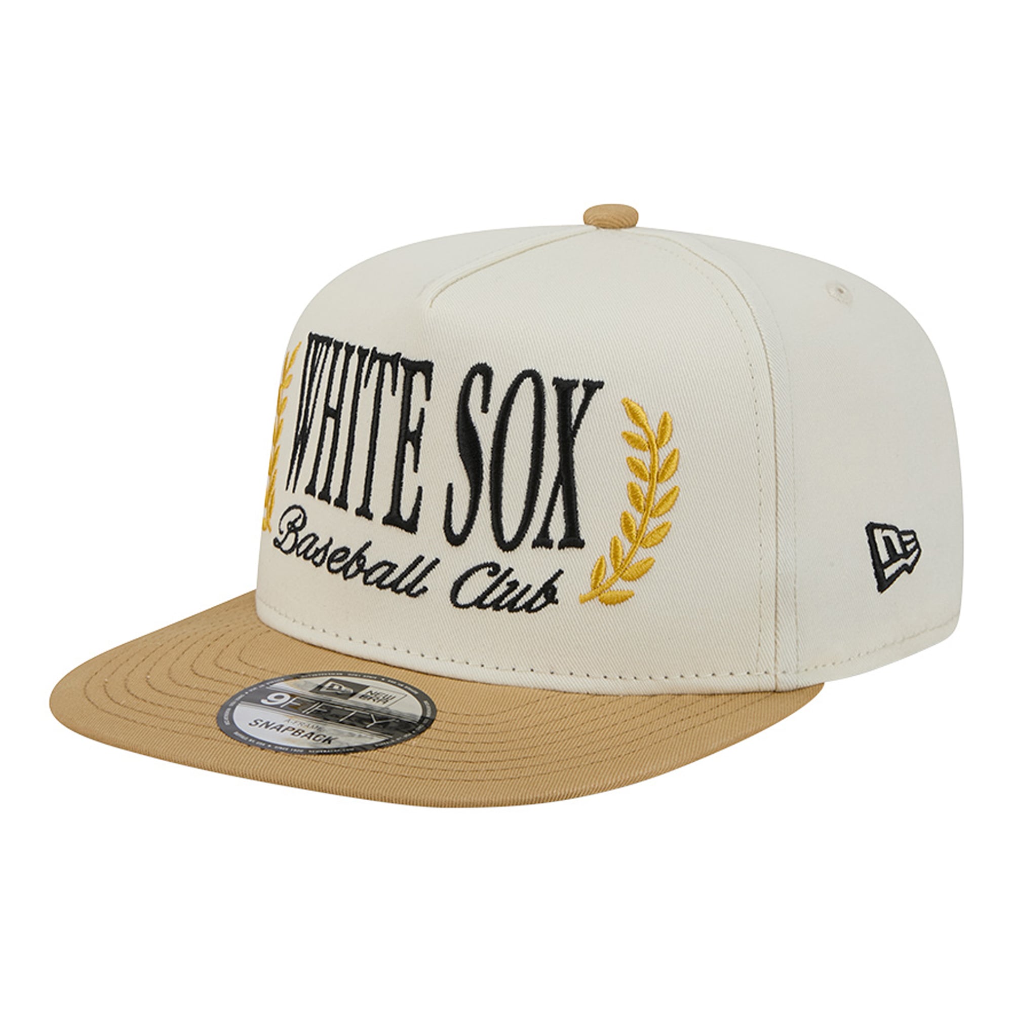 Casquette snapback New Era crème Chicago White Sox Club 9FIFTY pour homme