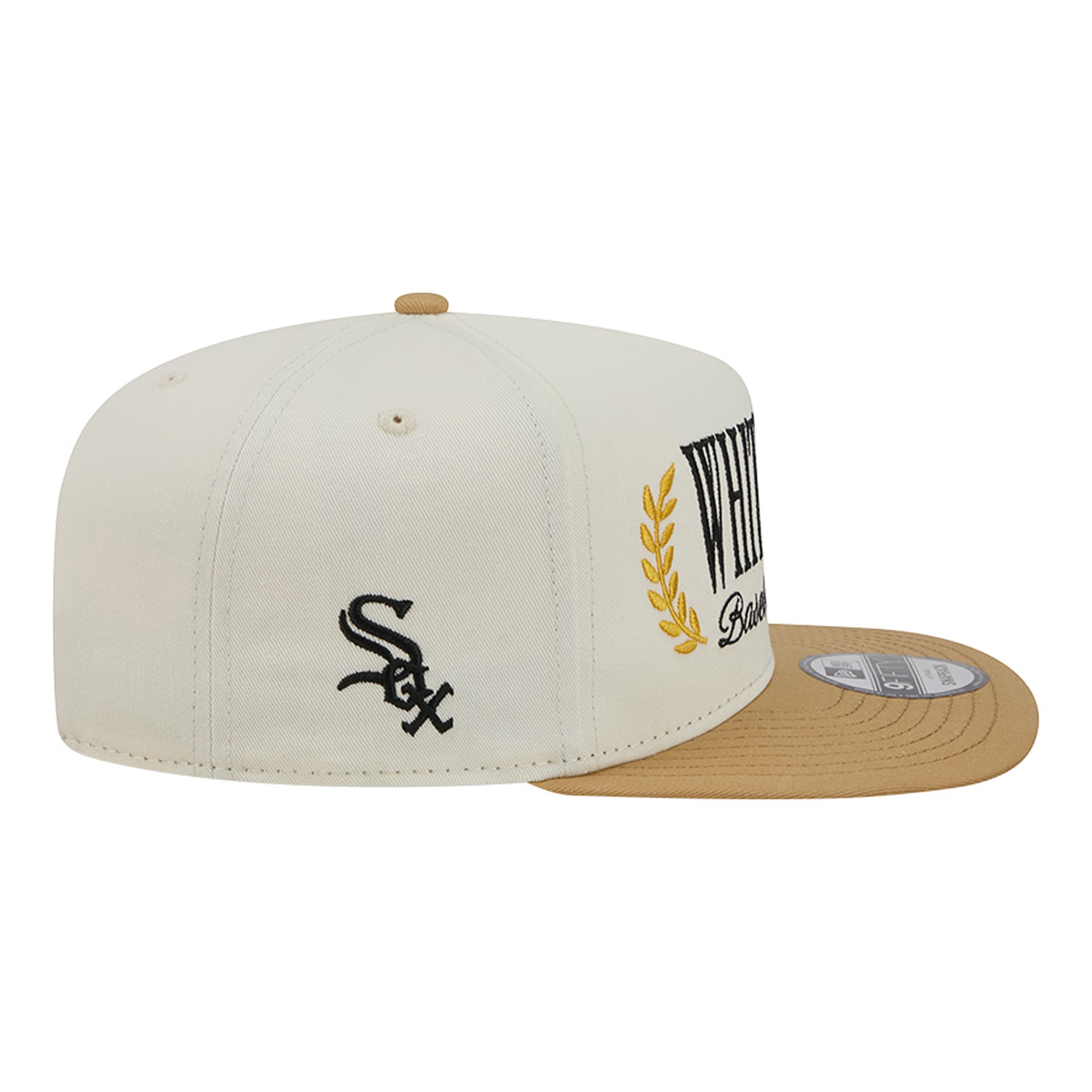Casquette snapback New Era crème Chicago White Sox Club 9FIFTY pour homme