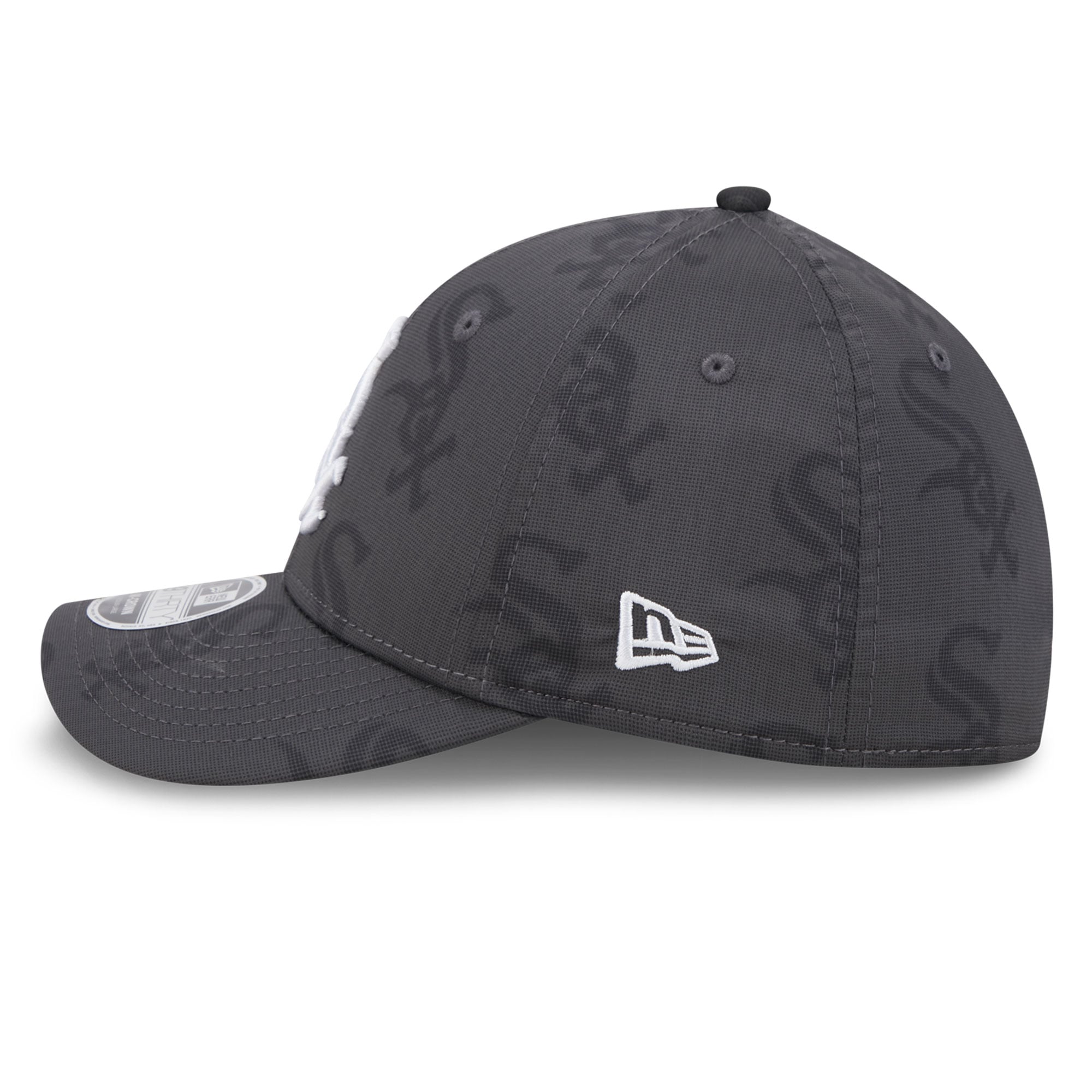 Casquette New Era Flex grise Chicago White Sox Halftone 39THIRTY pour homme