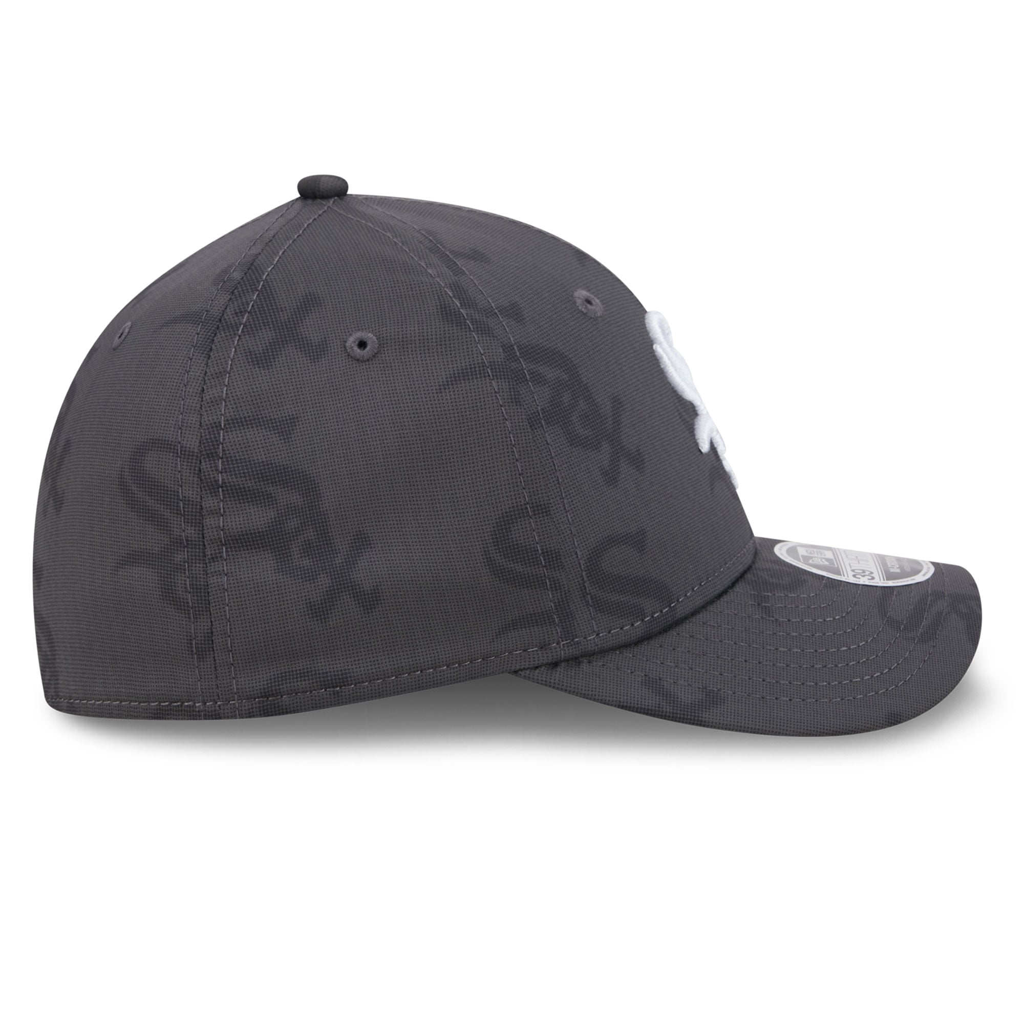 Men's New Era  Gray Chicago White Sox Halftone 39THIRTY Flex Hat