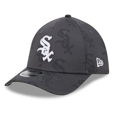  Chicago White Sox New Era Halftone 39THIRTY Flex Hat - Gray