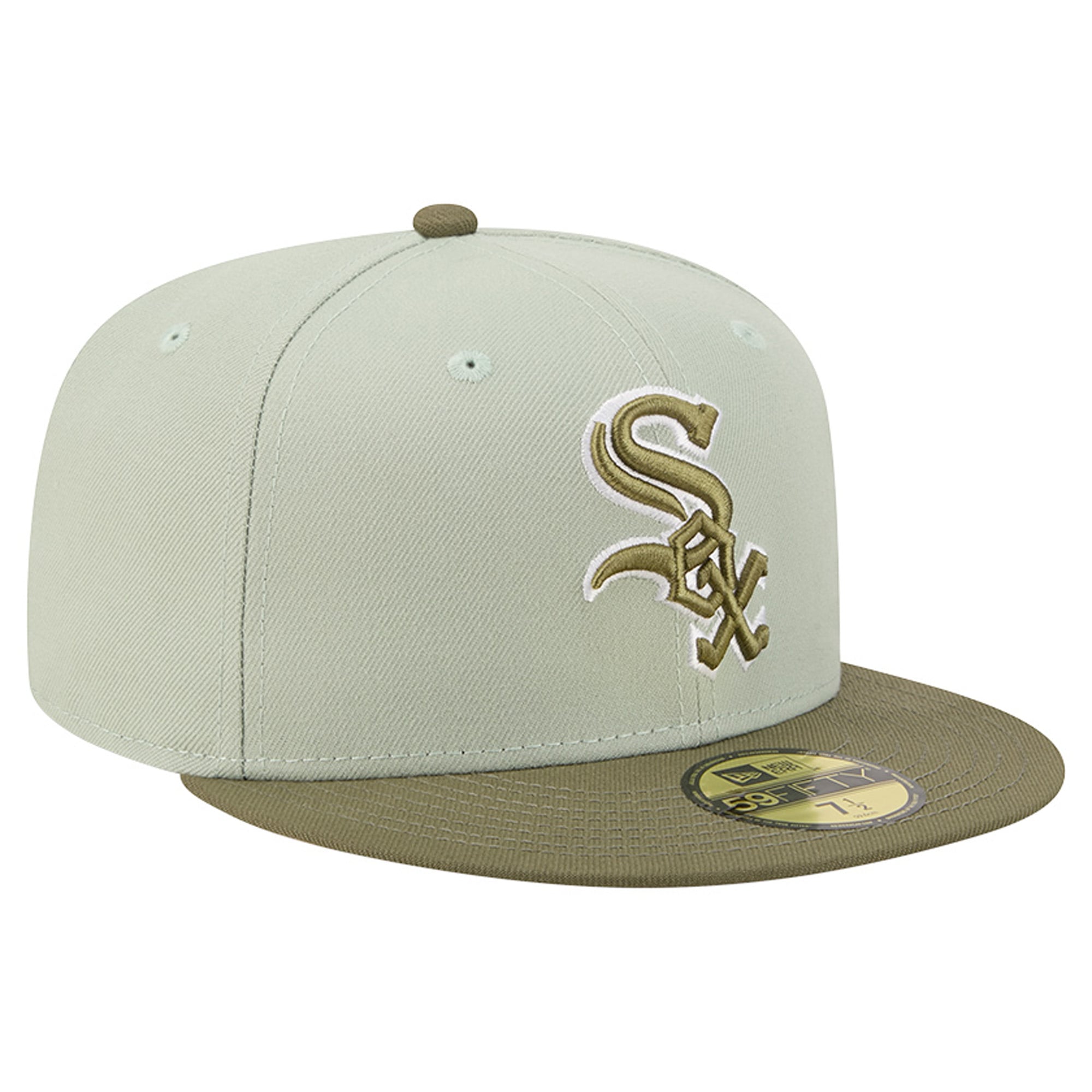 Casquette ajustée New Era 59FIFTY pour homme, coloris vert/olive