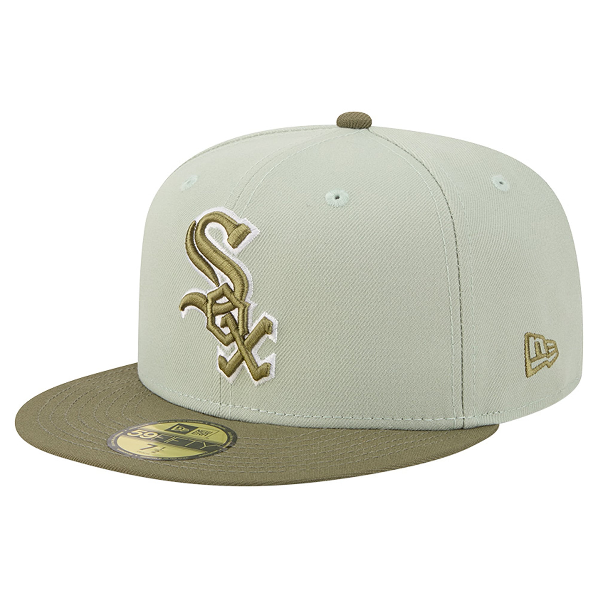 Men's New Era /Olive Chicago White Sox Color Pack 59FIFTY Fitted Hat