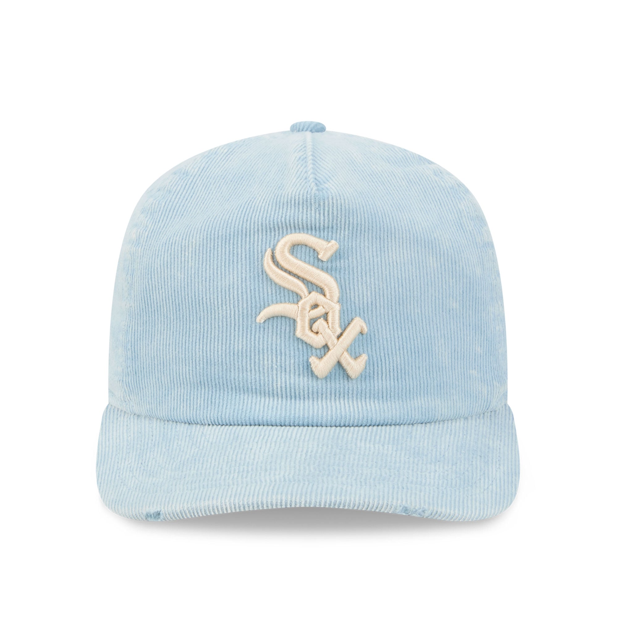 Casquette ajustable New Era 19TWENTY en velours côtelé bleu clair pour homme, Chicago White Sox