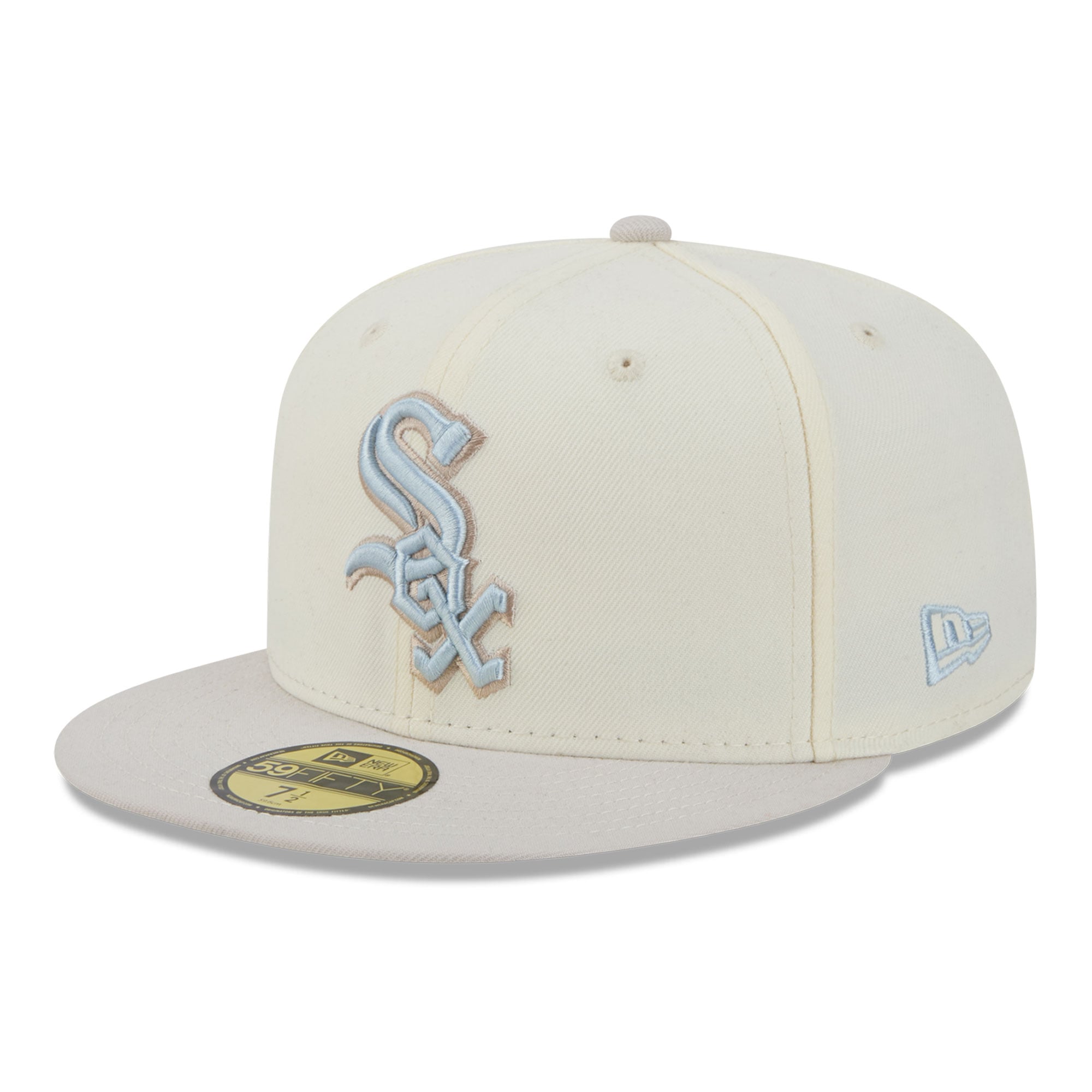 Men's New Era  Natural Chicago White Sox Crisp Equinox World Series 59FIFTY Fitted Hat
