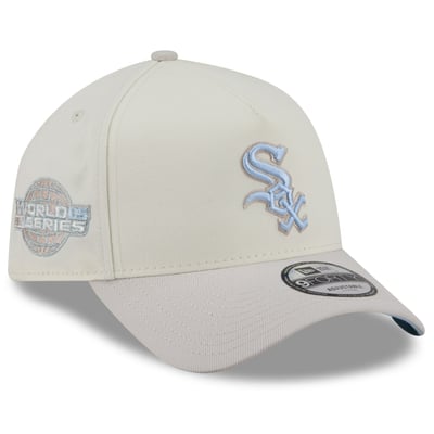 Chicago White Sox New Era Crisp Equinox World Series 9FORTY A-Frame Adjustable Hat - Natural