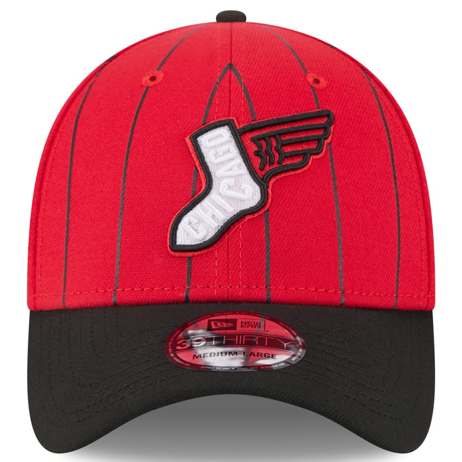 Chicago White Sox New Era 2025 City Connect 39THIRTY Flex Hat - Red/Black