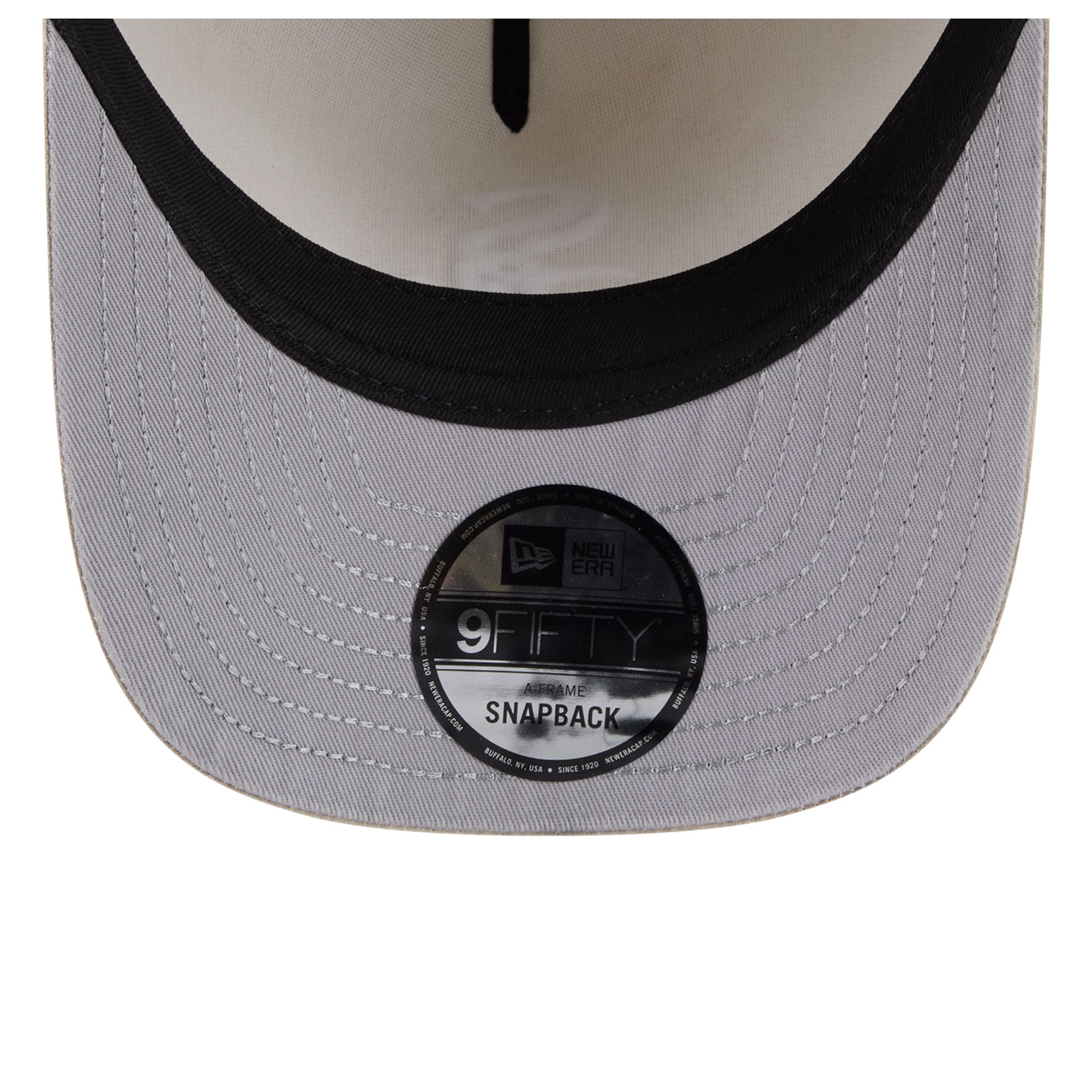 Casquette snapback New Era beige Chicago White Sox 9FIFTY pour homme